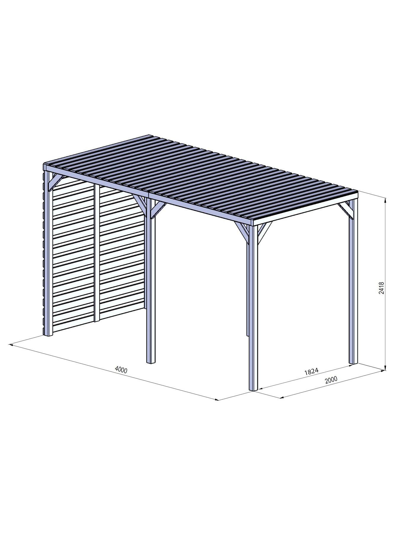 Image 7 of 7 of MERCIA 4m x 2m Modern Pergola