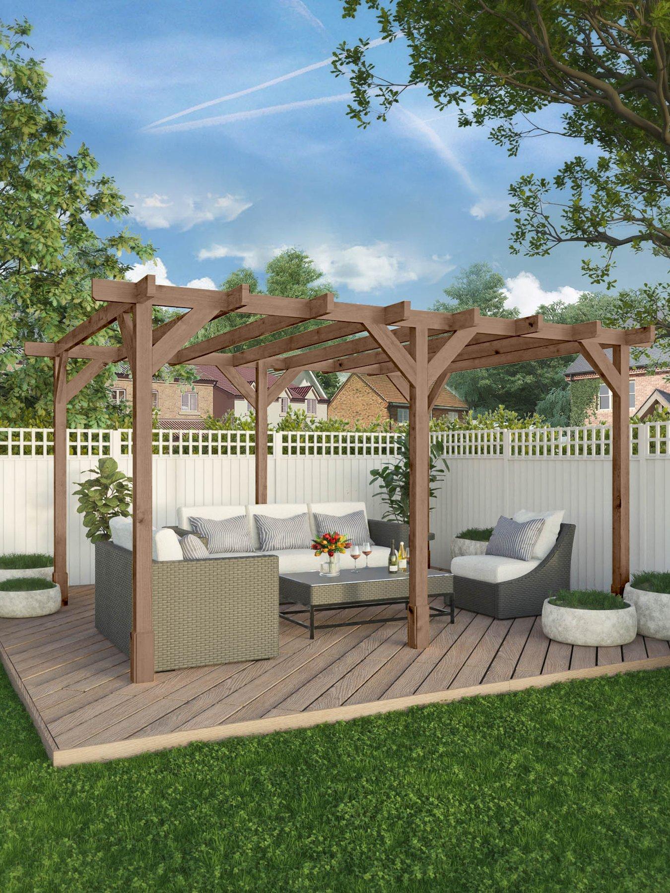 MERCIA 3m x 4m Traditional Pergola