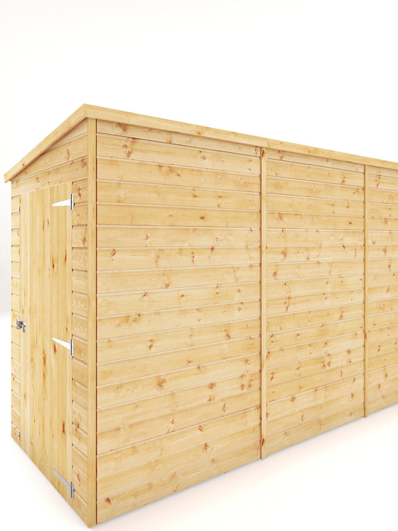 Image 5 of 7 of MERCIA 12 x 4 Modular Shiplap Pent Shed