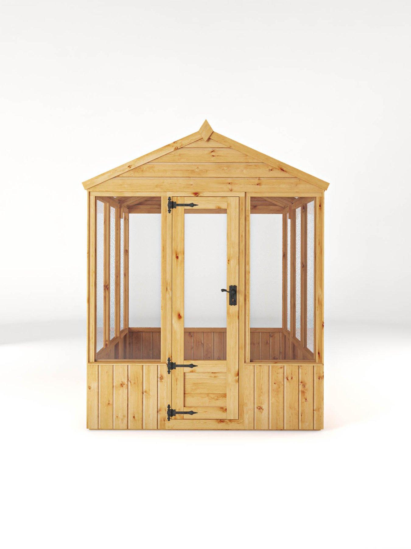 Image 4 of 7 of MERCIA 6 x 6 Woodsman Apex Styrene Greenhouse