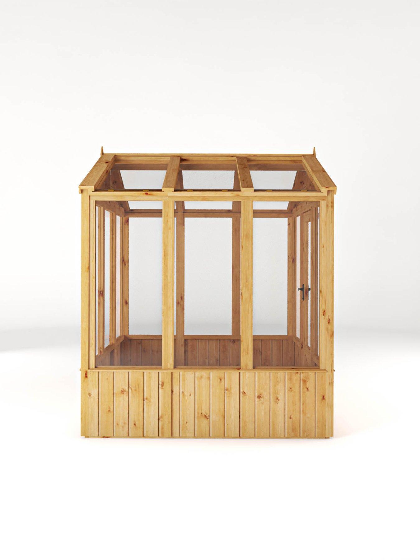 Image 5 of 7 of MERCIA 6 x 6 Woodsman Apex Styrene Greenhouse