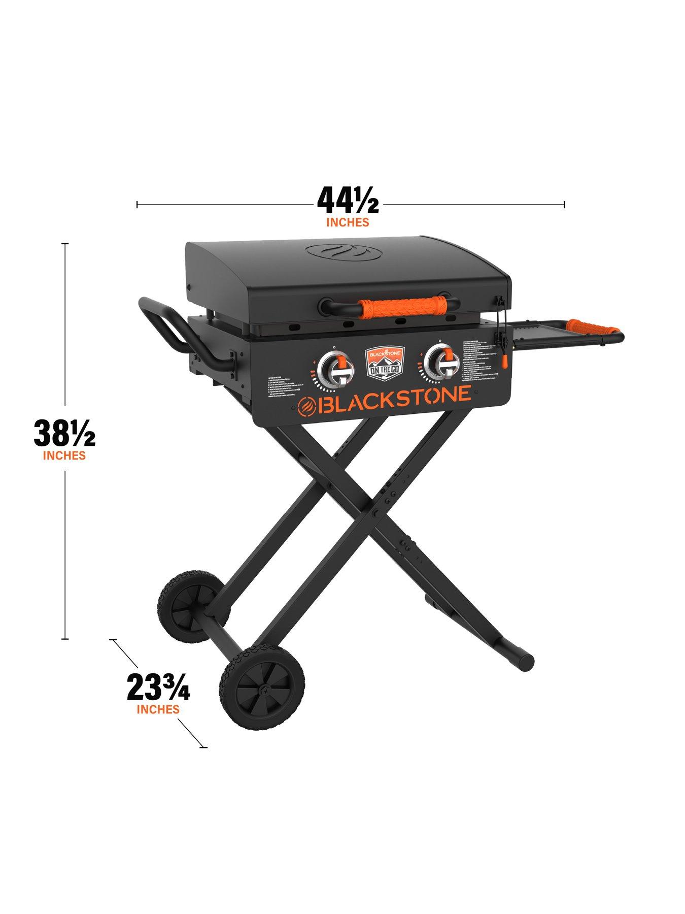 Image 3 of 4 of Blackstone 22in Omnivore Flex-Fold Cart Griddle With Hood on the go