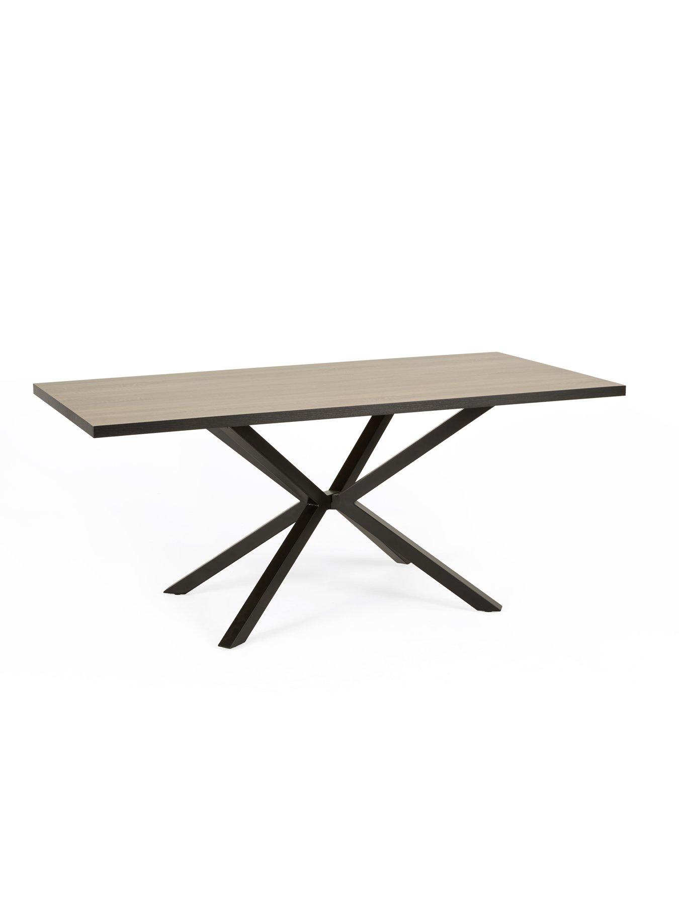 Image 3 of 7 of The Very Collection Oslo 180cm Rectangular Dining Table &amp; 2 Benches - FSC&reg; Certified