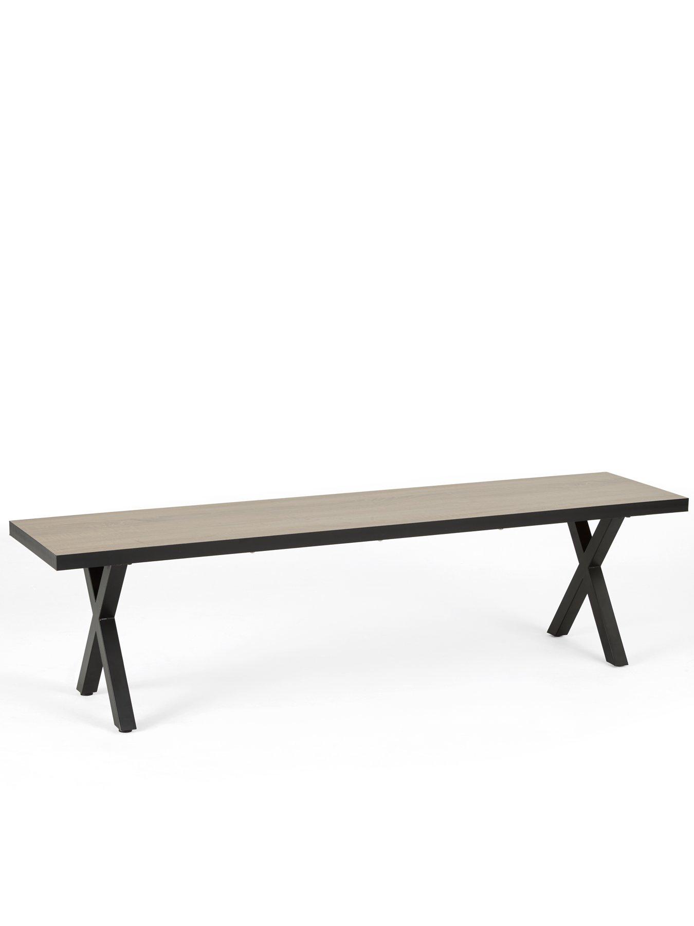 Image 7 of 7 of The Very Collection Oslo 180cm Rectangular Dining Table &amp; 2 Benches - FSC&reg; Certified