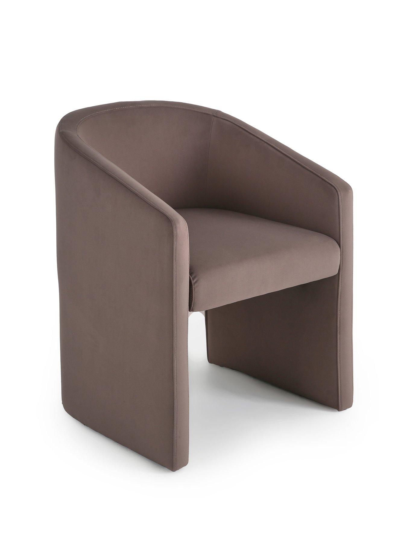 Image 4 of 7 of The Very Collection Lavine 180cm Dining Table with Glass Top + 4 Mira Dining Chairs - FSC&reg; Certified