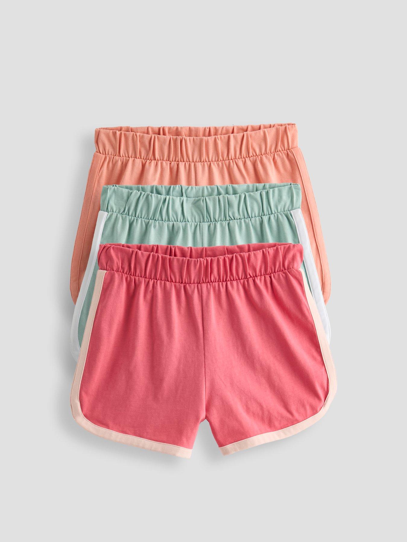 Image 1 of 5 of The Very Collection Girls 3 Pack Cotton Shorts - Multi