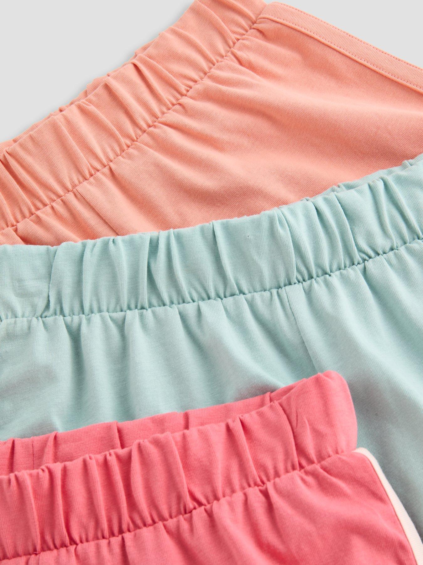 Image 4 of 5 of The Very Collection Girls 3 Pack Cotton Shorts - Multi