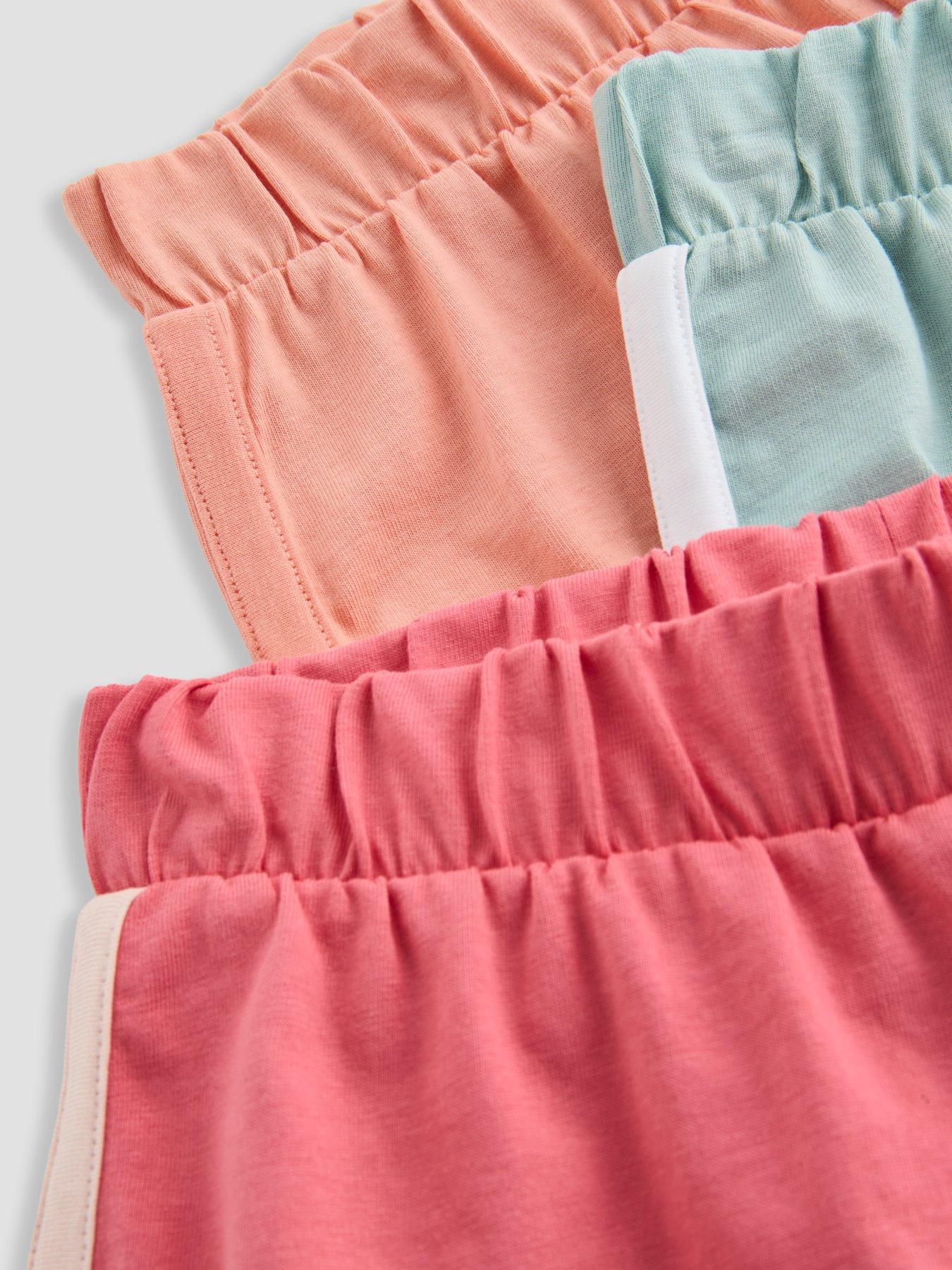 Image 5 of 5 of The Very Collection Girls 3 Pack Cotton Shorts - Multi