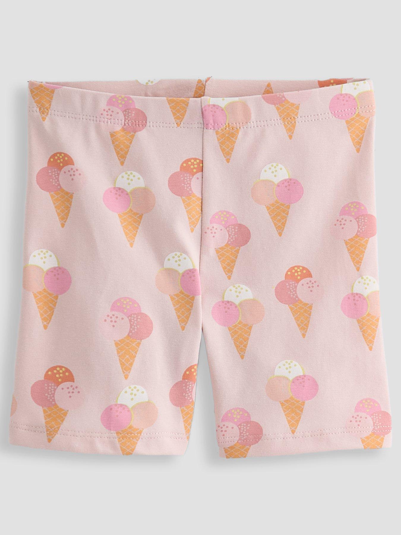 Image 2 of 5 of The Very Collection Girls 3 Pack Cycling Shorts - Multi
