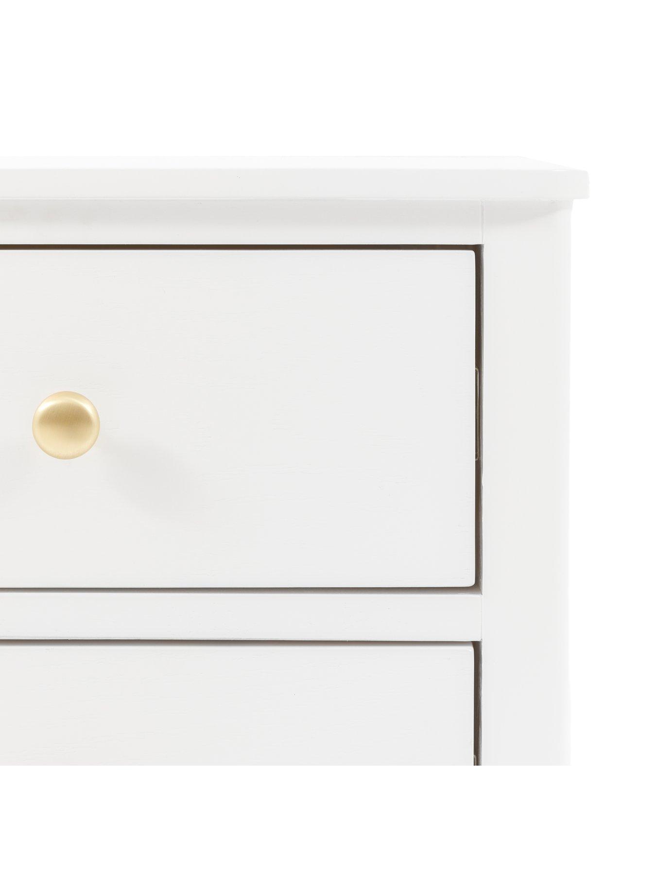 Image 3 of 4 of Gallery Direct Acton 2 Drawer Bedside White
