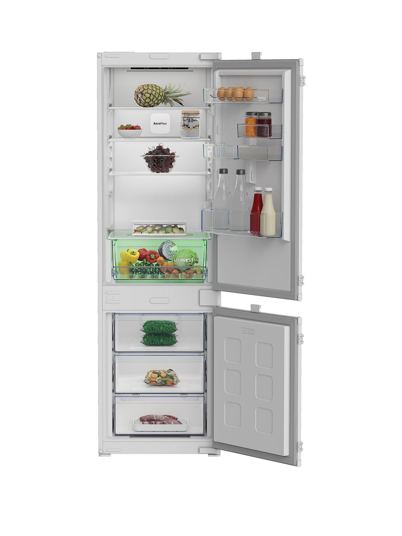 Beko BCNAD473V Integrated AeroFlow Fridge Freezer with HarvestFresh