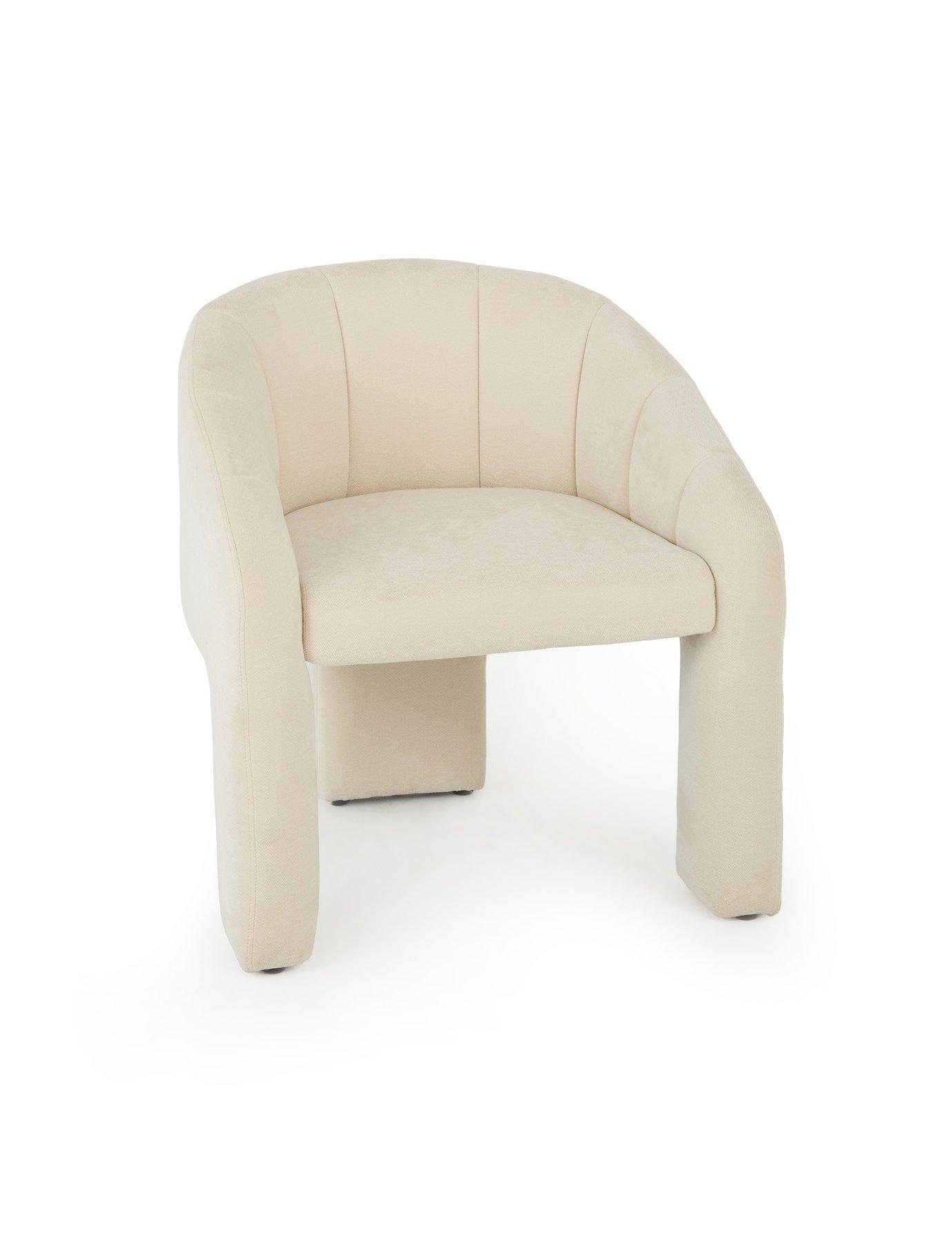 Image 4 of 6 of Michelle Keegan Home Sculpt 160 cm Dining Table&nbsp;+ 4 Nola Dining Chairs - Oak/Natural - FSC&reg; Certified