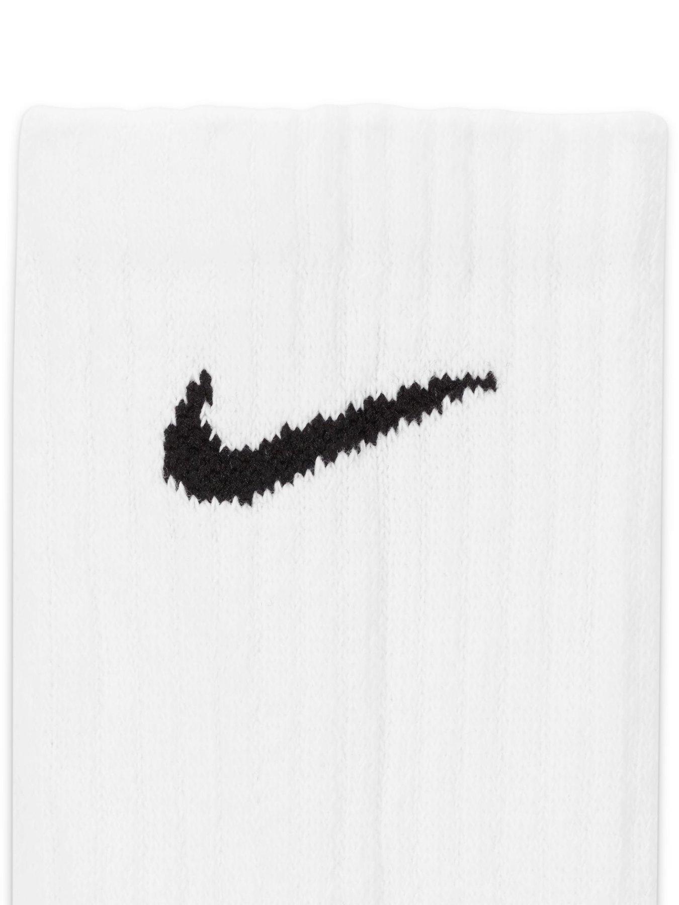Image 4 of 4 of Nike Mens Training Everyday Cushioned Crew Socks (6 Pair) - White