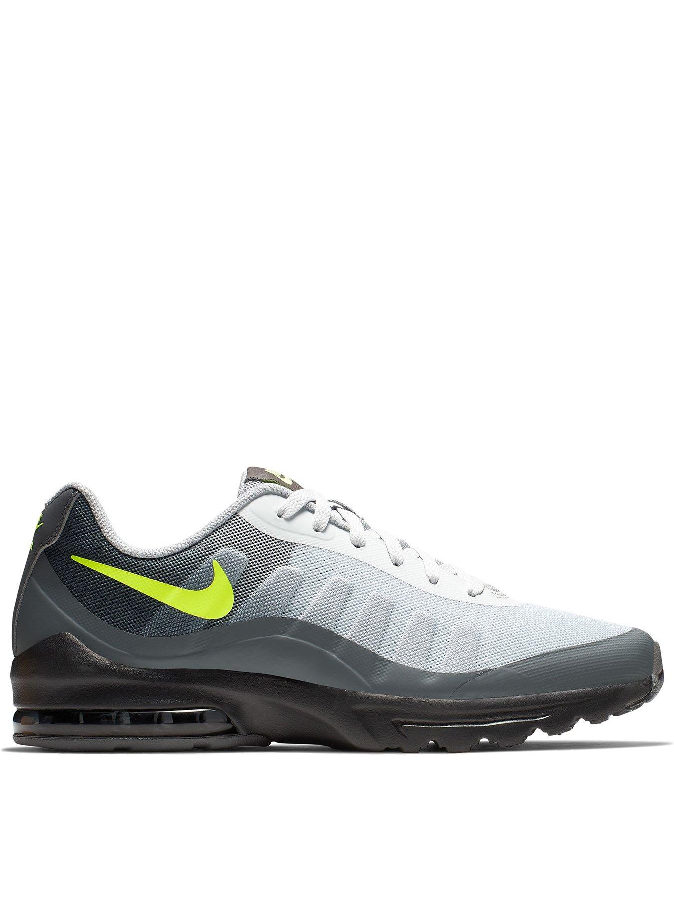 Nike Men's Air Max Invigor Trainers - Black / Volt / Grey