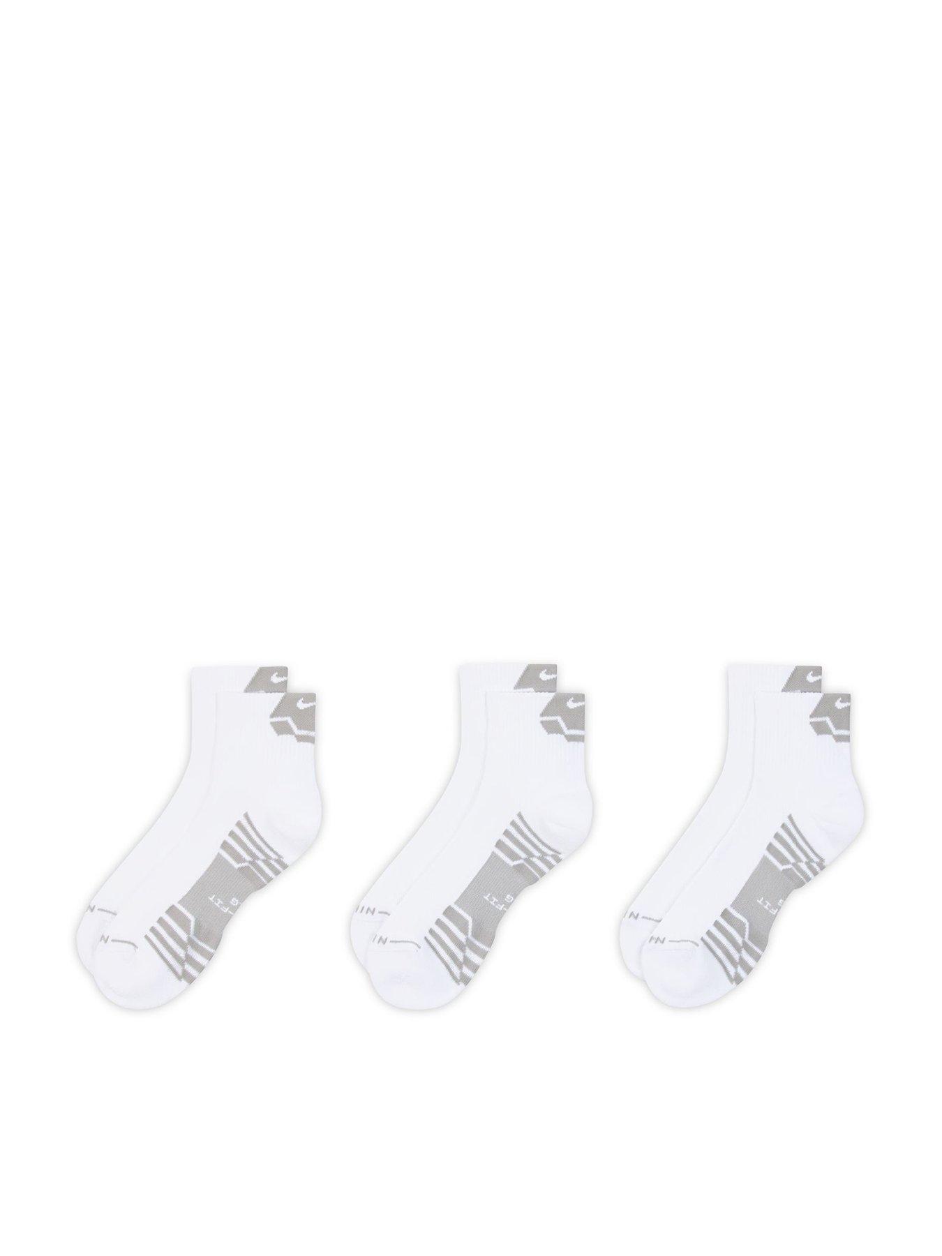 Image 1 of 4 of Nike Mens Training Everyday Elevated Ankle Sport Socks (3 Pair) - Multi
