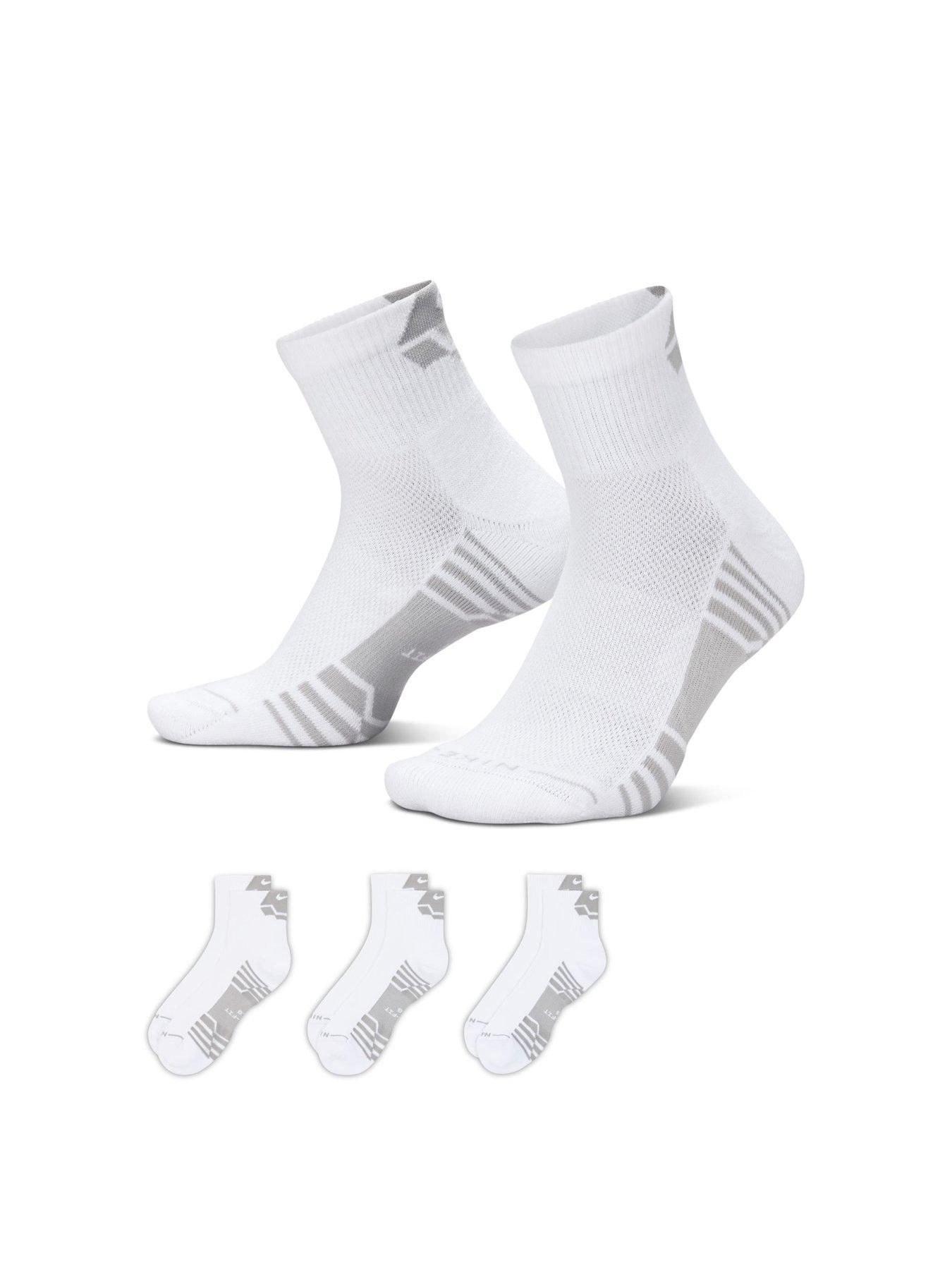 Image 2 of 4 of Nike Mens Training Everyday Elevated Ankle Sport Socks (3 Pair) - Multi