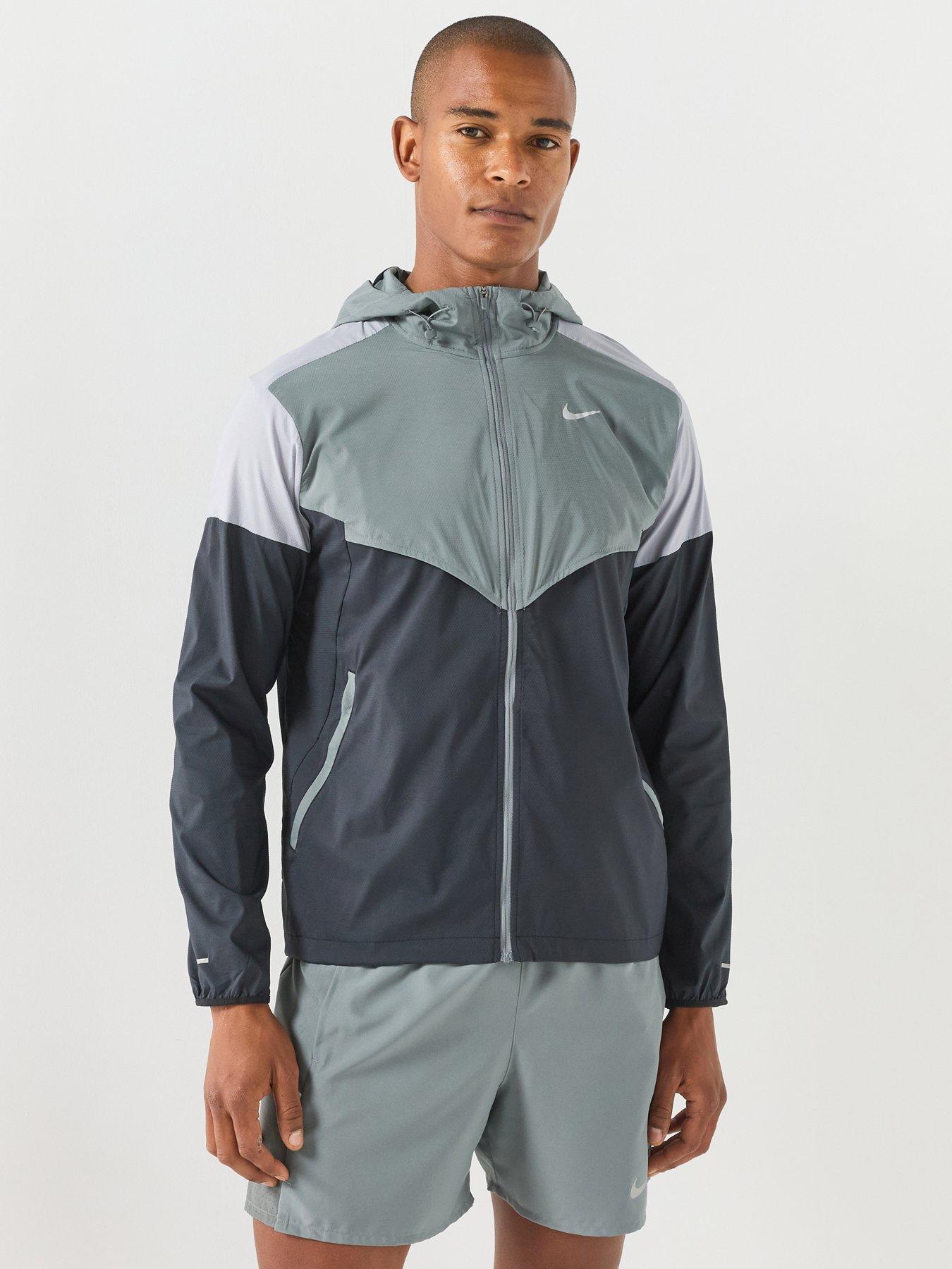 Nike Mens Impossibly Lightweight Windrunner Running Jacket - Grey