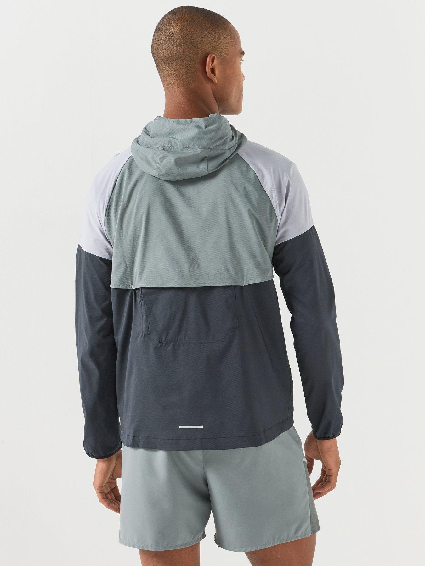 Image 2 of 7 of Nike Mens Impossibly Lightweight Windrunner Running Jacket - Grey