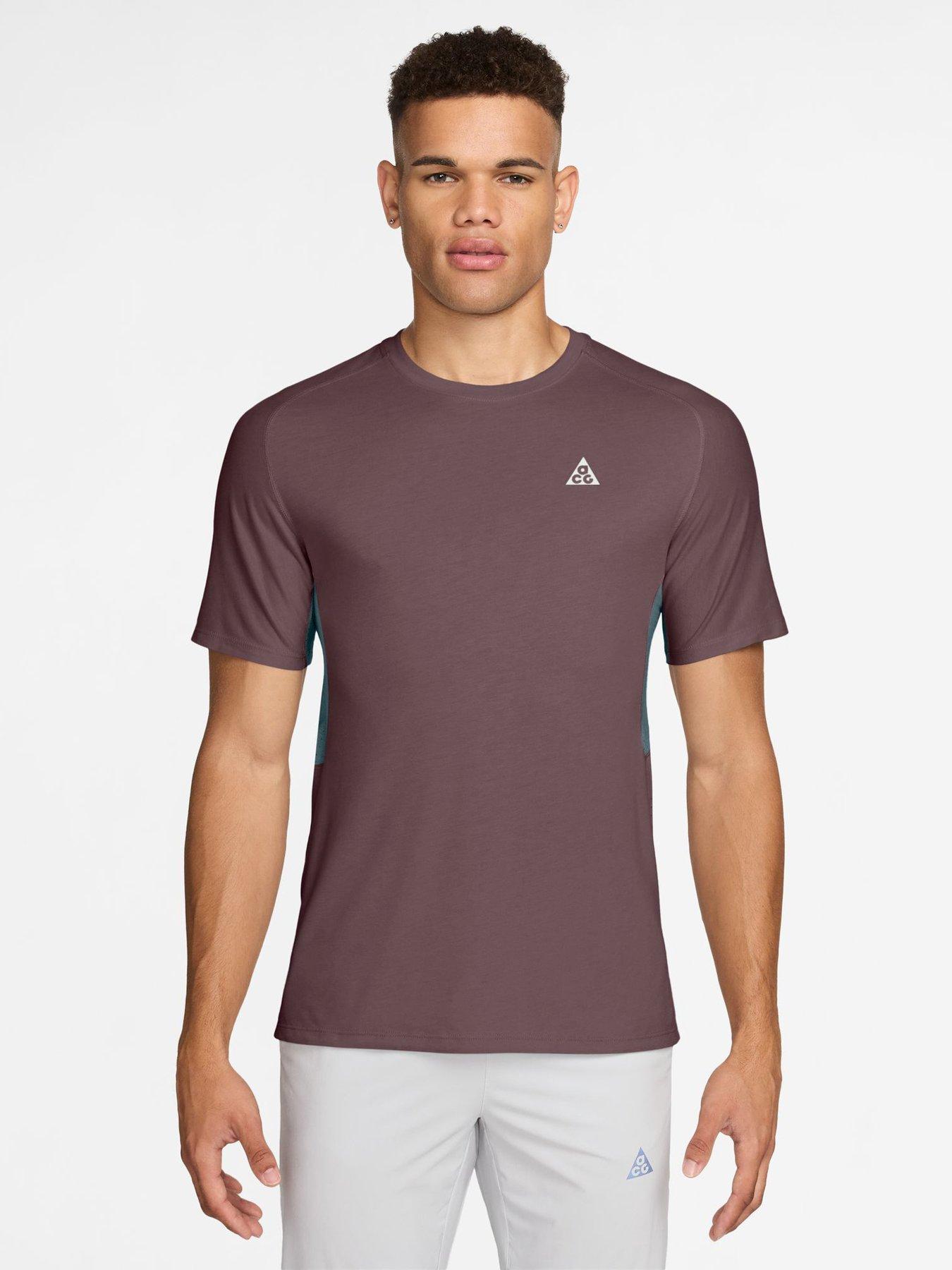 Nike ACG Mens Solar Chaser Running T-Shirt - Grey