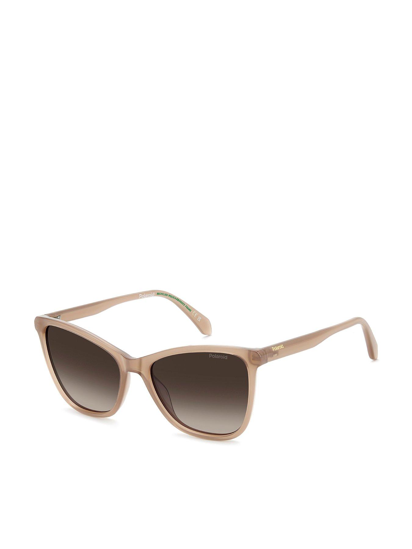 Polaroid PLD 4194/S Women's Cat Eye Wayfarer Sunglasses - Beige