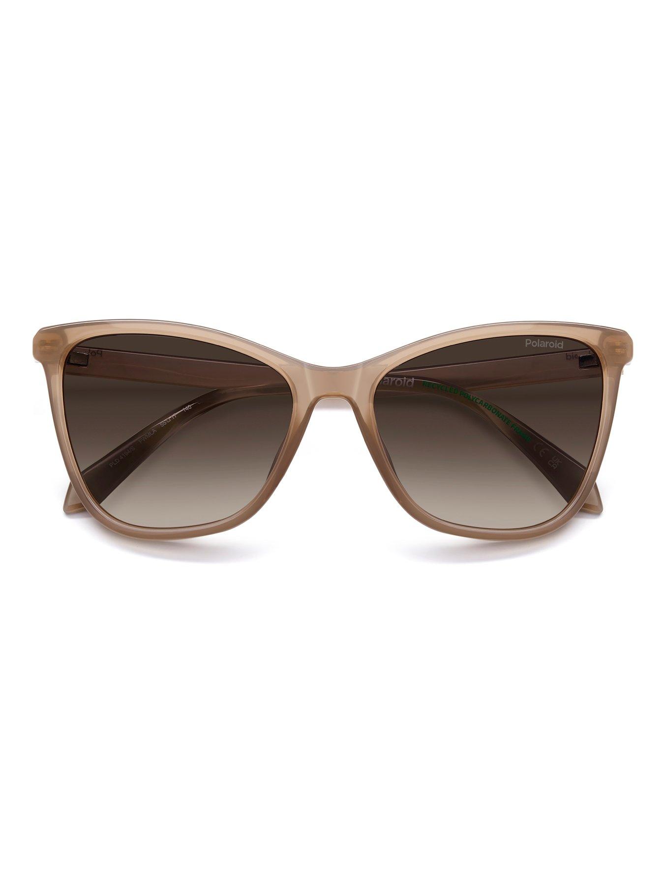 Image 4 of 6 of Polaroid PLD 4194/S Women's Cat Eye Wayfarer Sunglasses - Beige