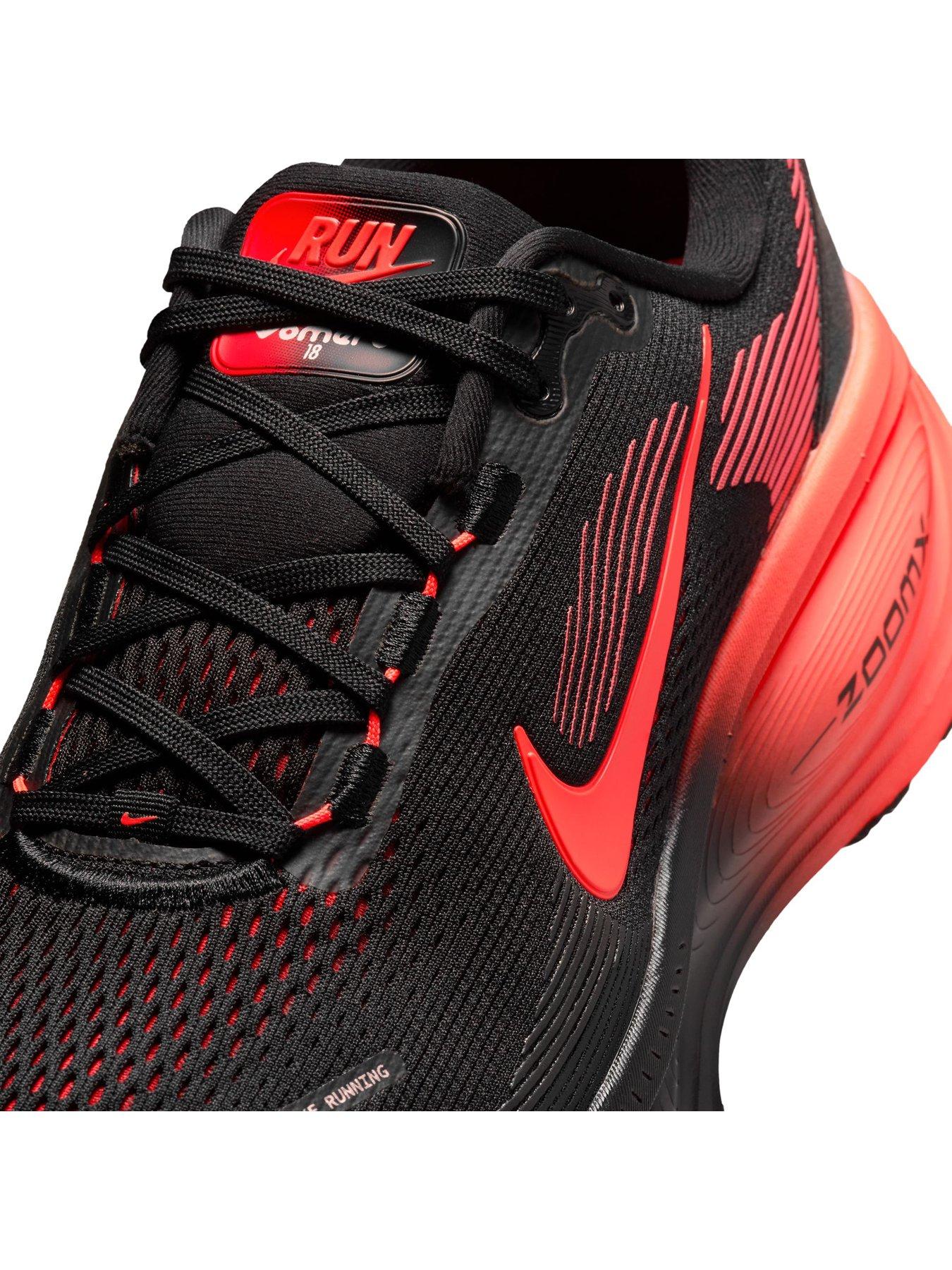 Image 7 of 7 of Nike Mens Running Vomero 18 Trainers - Black/Red