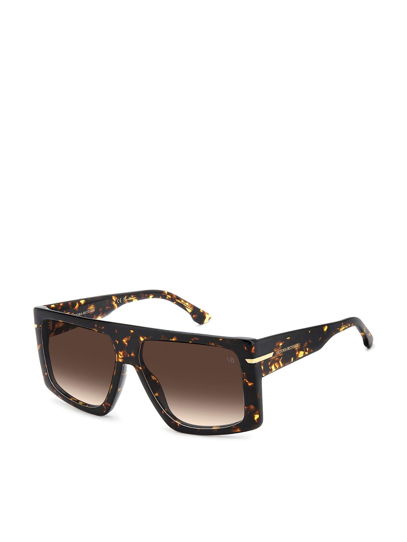 Image 1 of 6 of VICTORIA BECKHAM 7000/s Square Shape Sunglasses - Brown