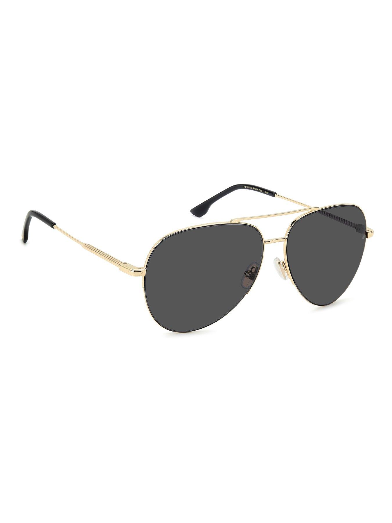 Image 2 of 6 of VICTORIA BECKHAM 1000/S Women's Aviator Sunglasses - Gold