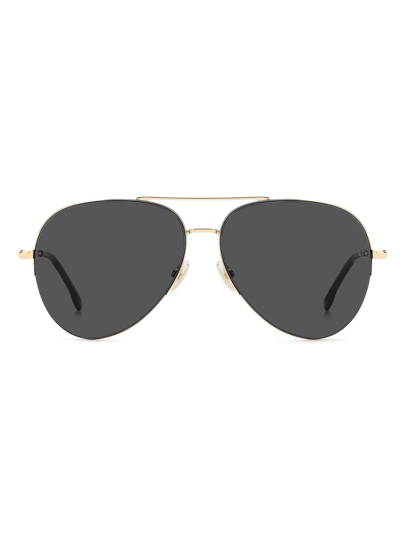 Image 3 of 6 of VICTORIA BECKHAM 1000/S Women's Aviator Sunglasses - Gold