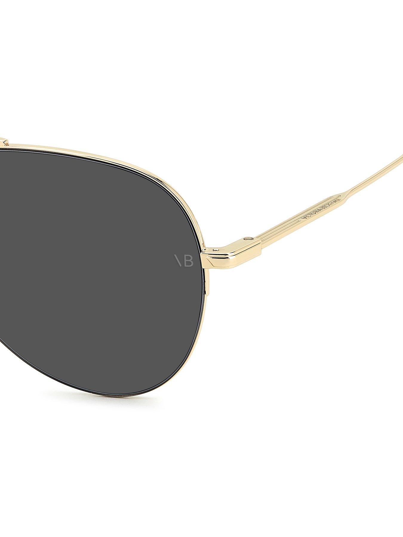 Image 6 of 6 of VICTORIA BECKHAM 1000/S Women's Aviator Sunglasses - Gold