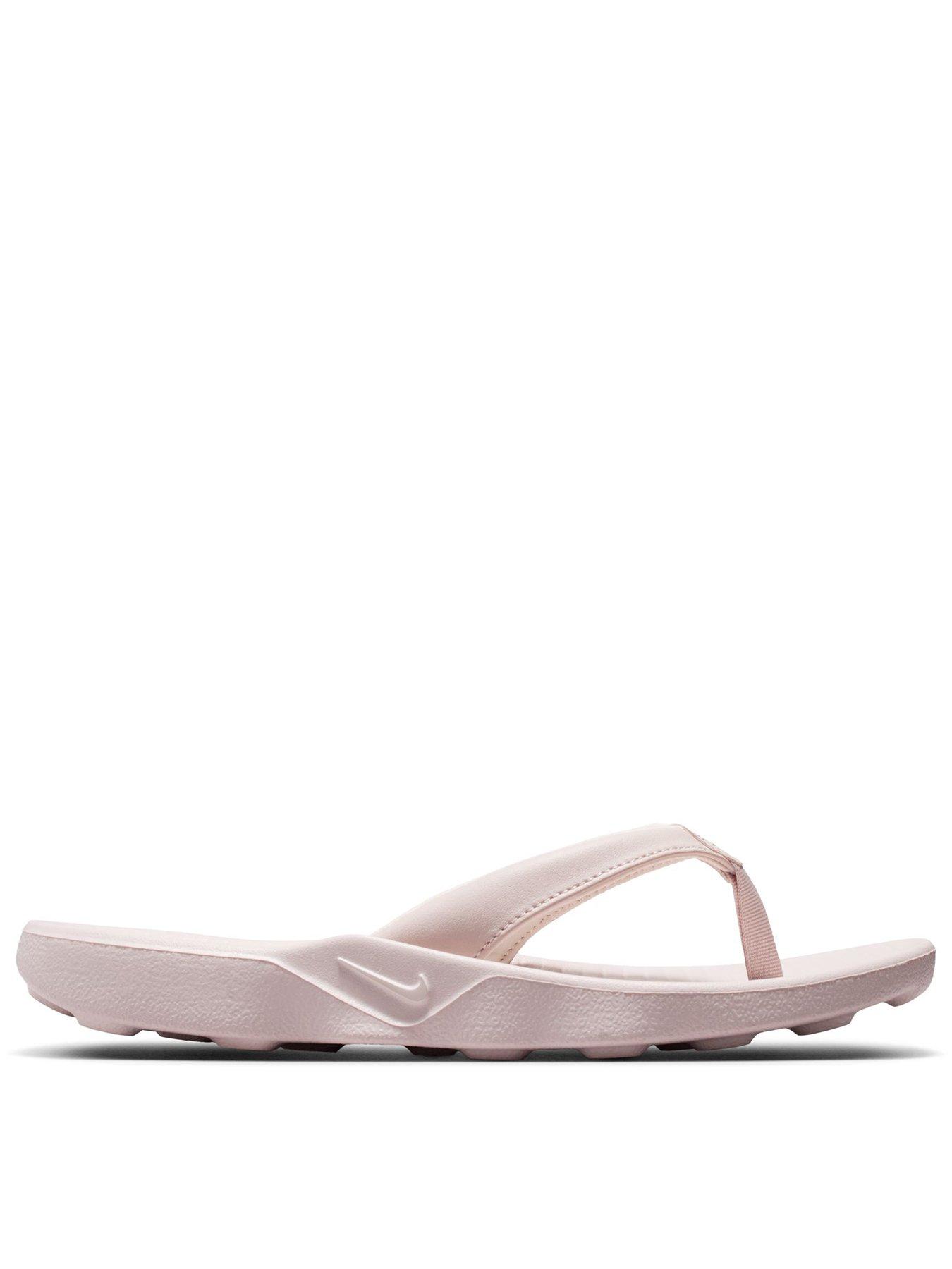 Image 1 of 6 of Nike Womens Marina Flip Flops - Pink