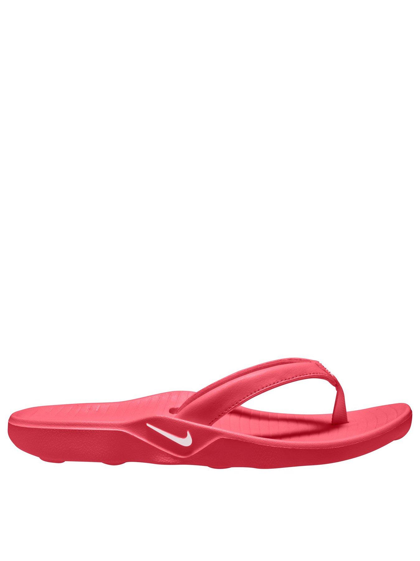 Image 1 of 4 of Nike Womens Marina Flip Flops - Pink