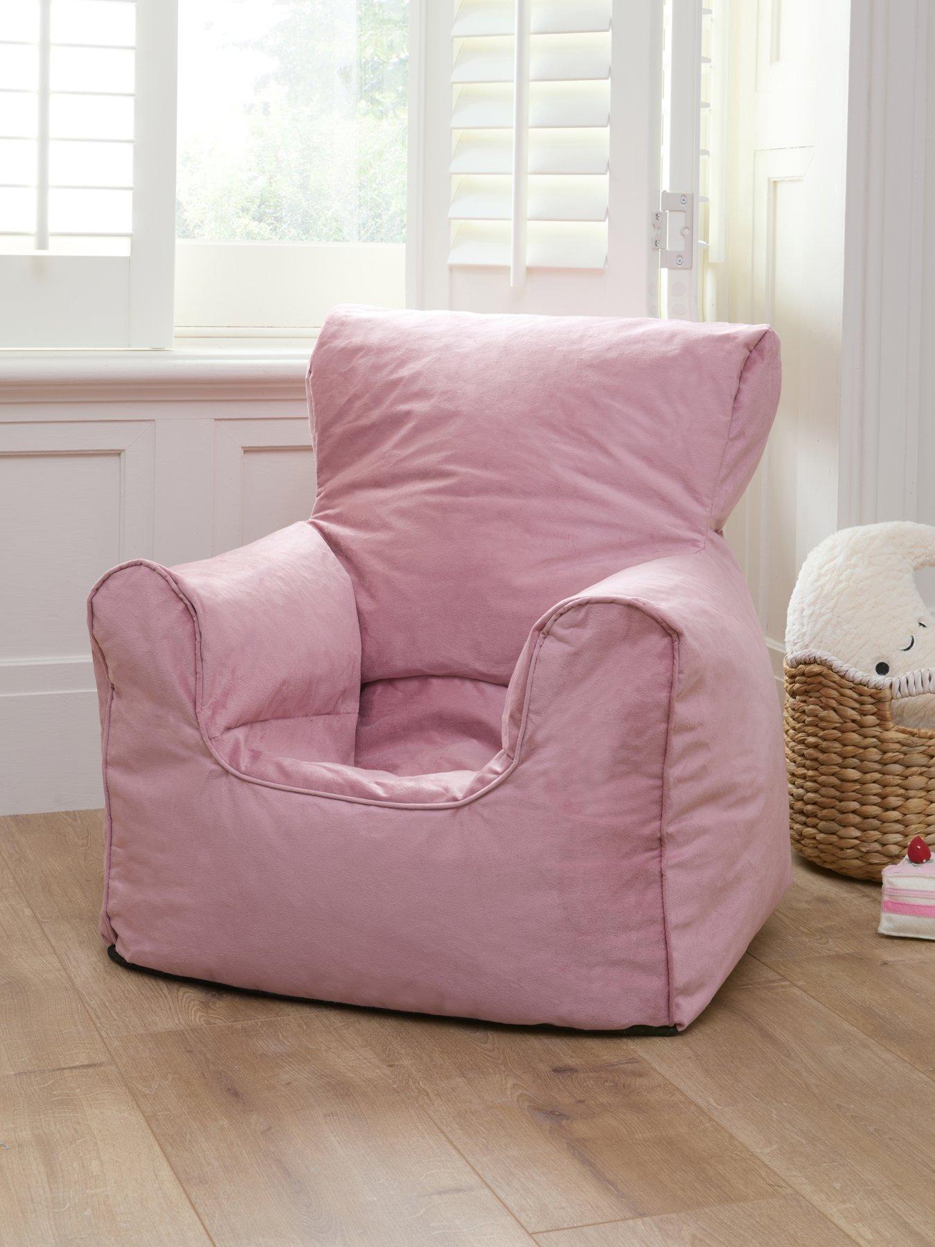 The Very Collection Childrens Velvet Bean Chair