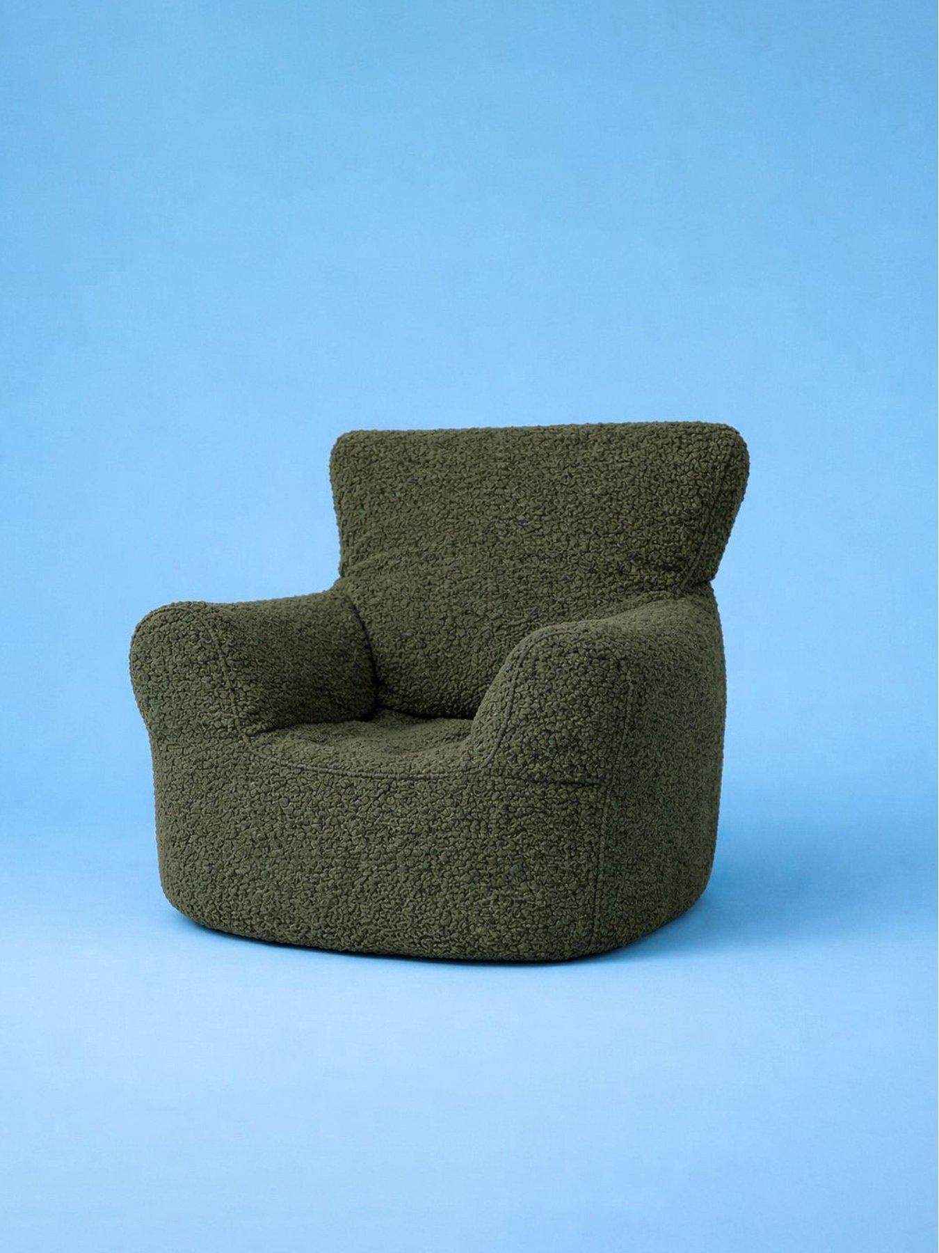 The Very Collection Childrens Boucle Bean Chair