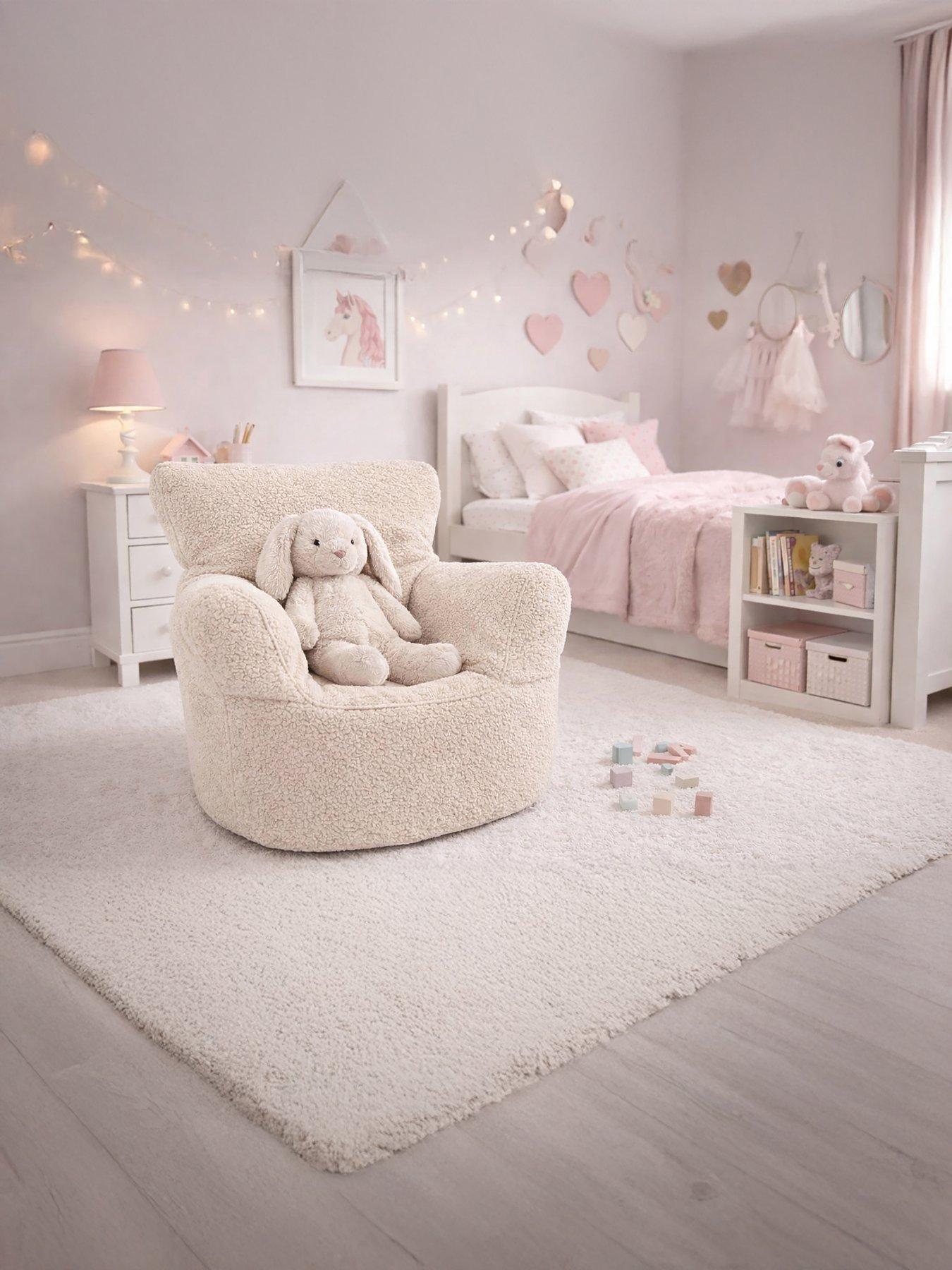 The Very Collection Childrens Boucle Bean Chair