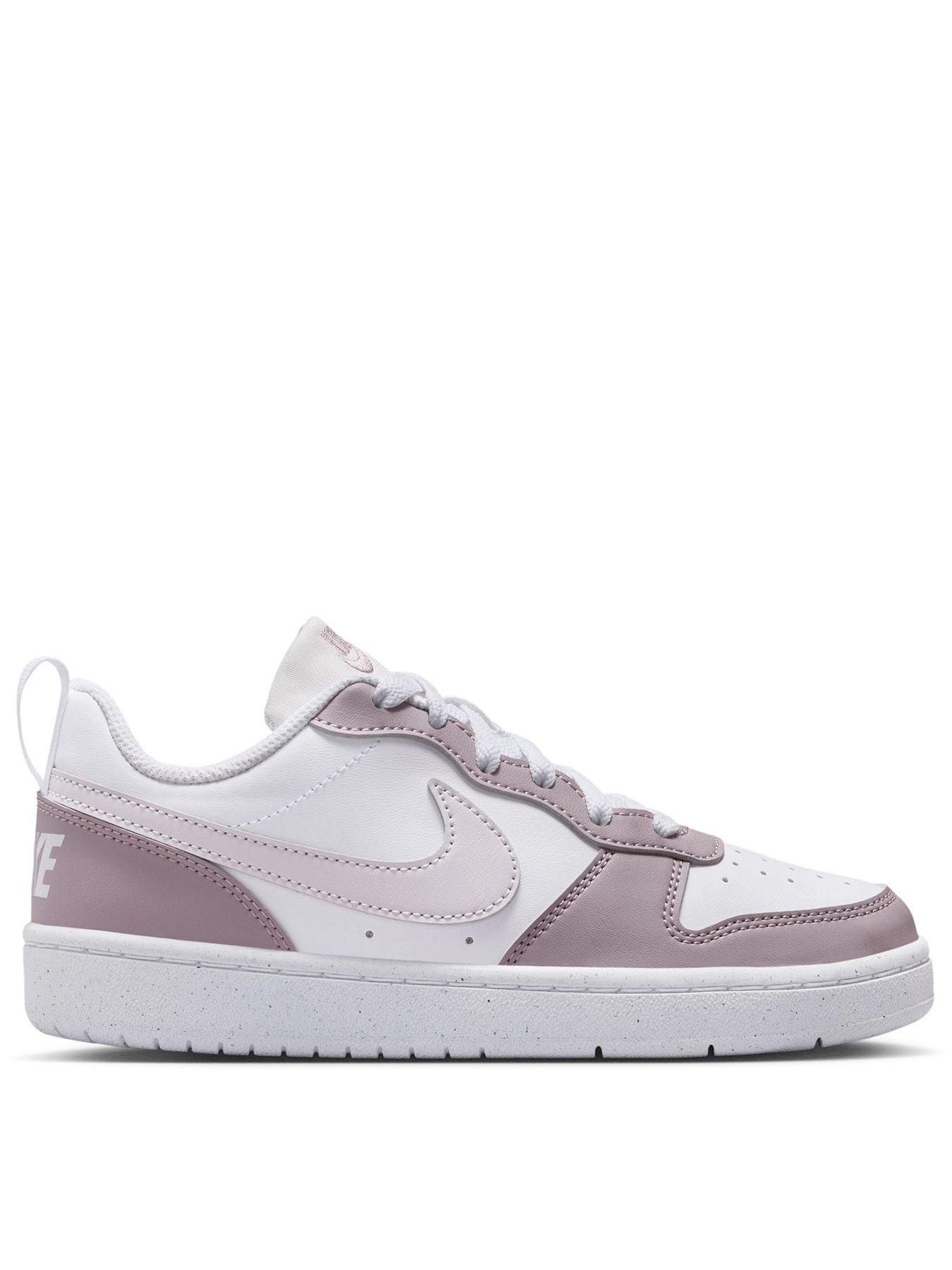 Nike Big Kids Court Borough Low Recraft Trainers - White