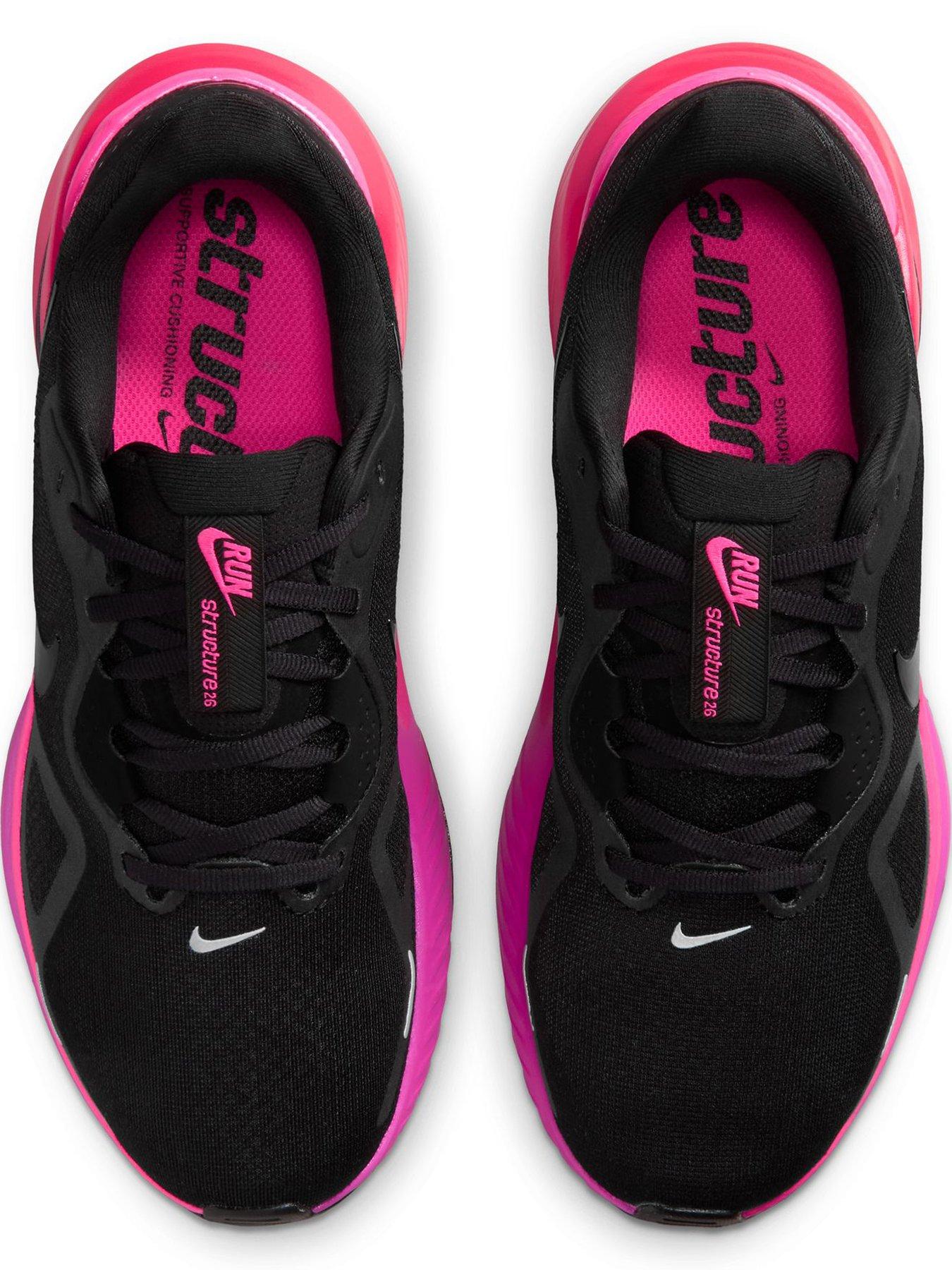 Image 4 of 7 of Nike Womens Running Structure 26 Trainers- Black
