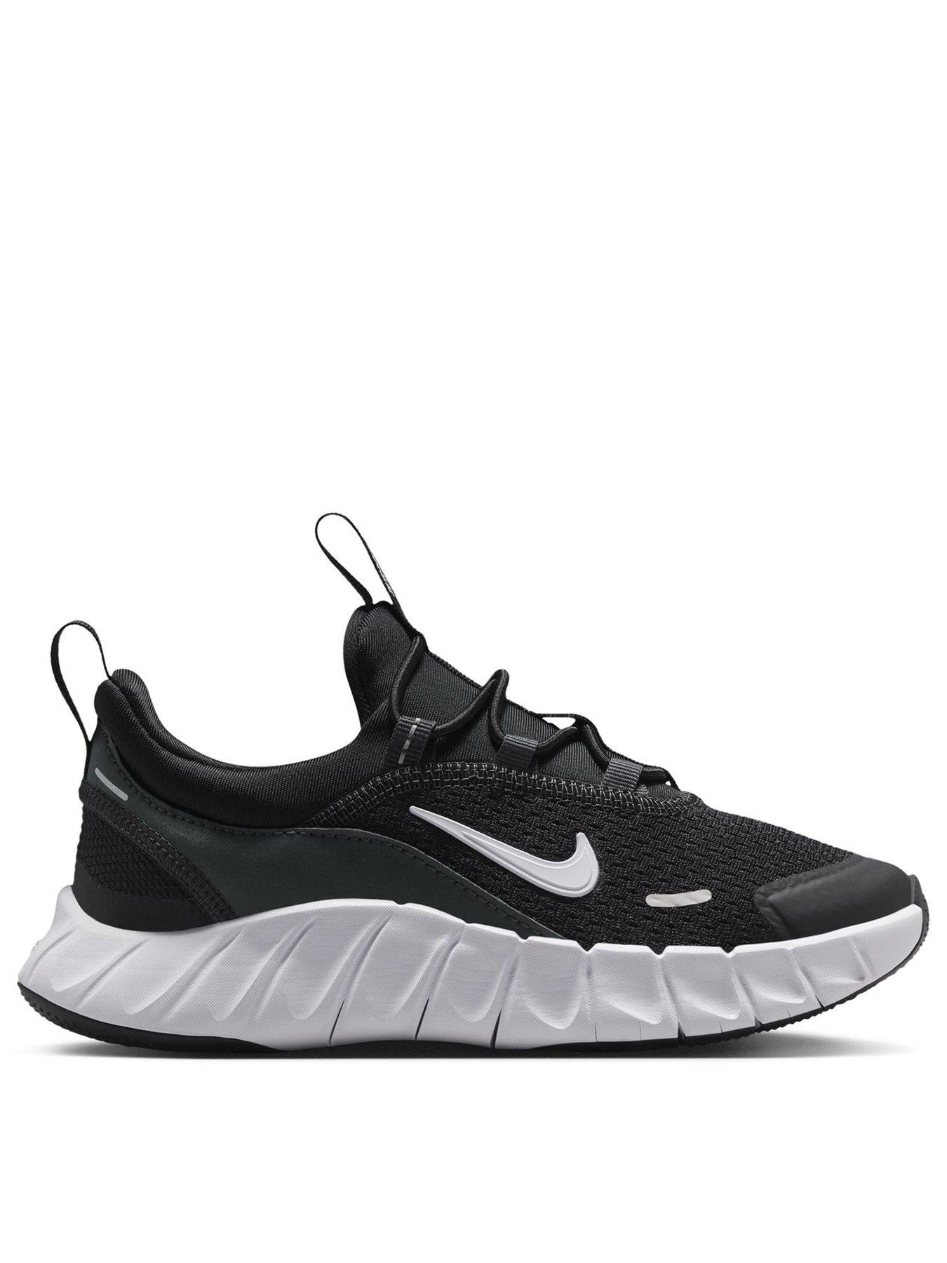 Nike Little Kids Running Free Ride Trainers, Black/White-Anthracite, Size 13 Younger