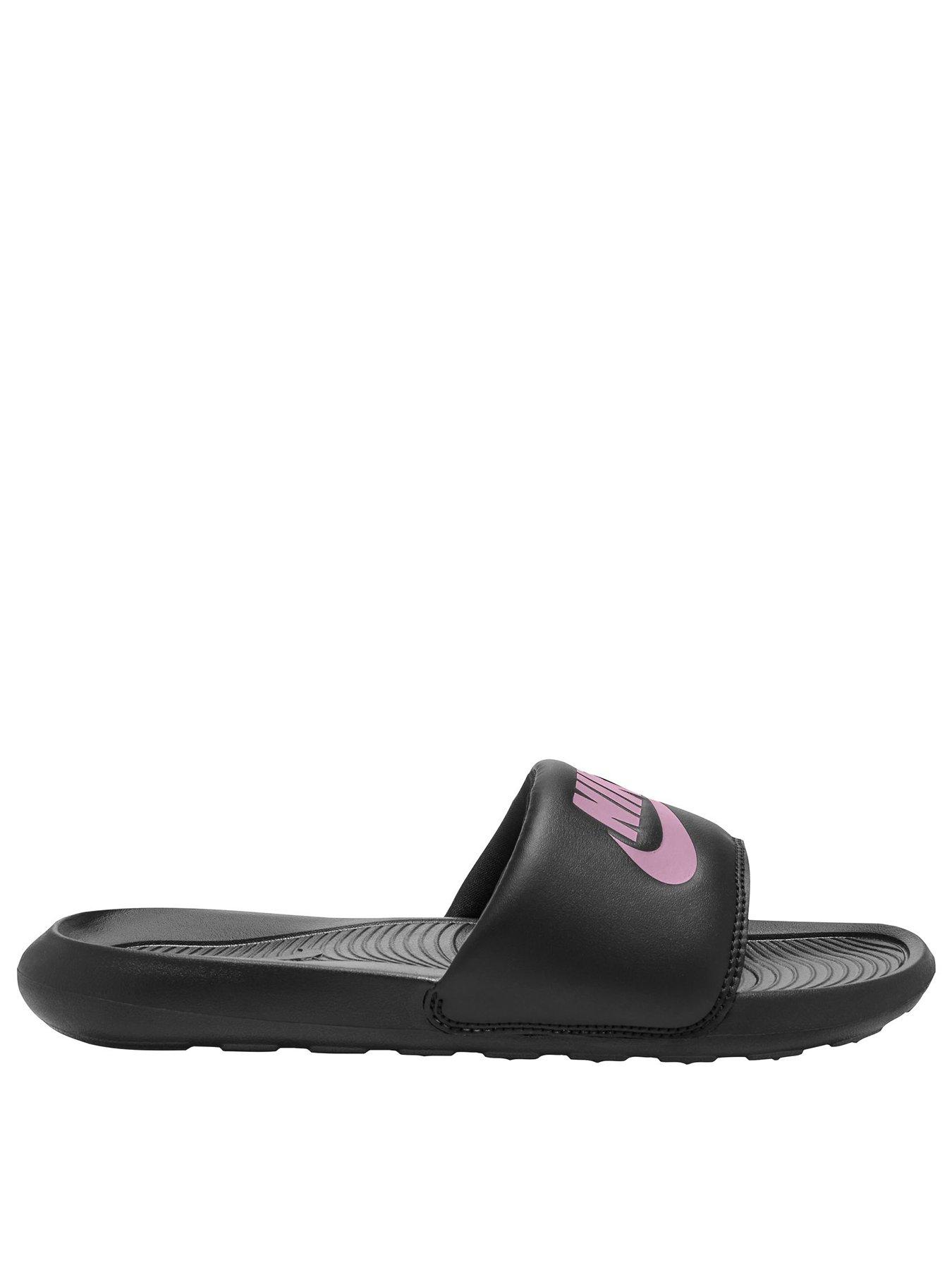 Image 1 of 6 of Nike Womens Victori One Sliders - Black