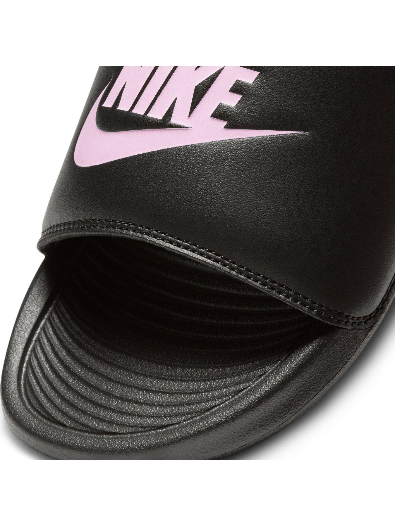 Image 6 of 6 of Nike Womens Victori One Sliders - Black
