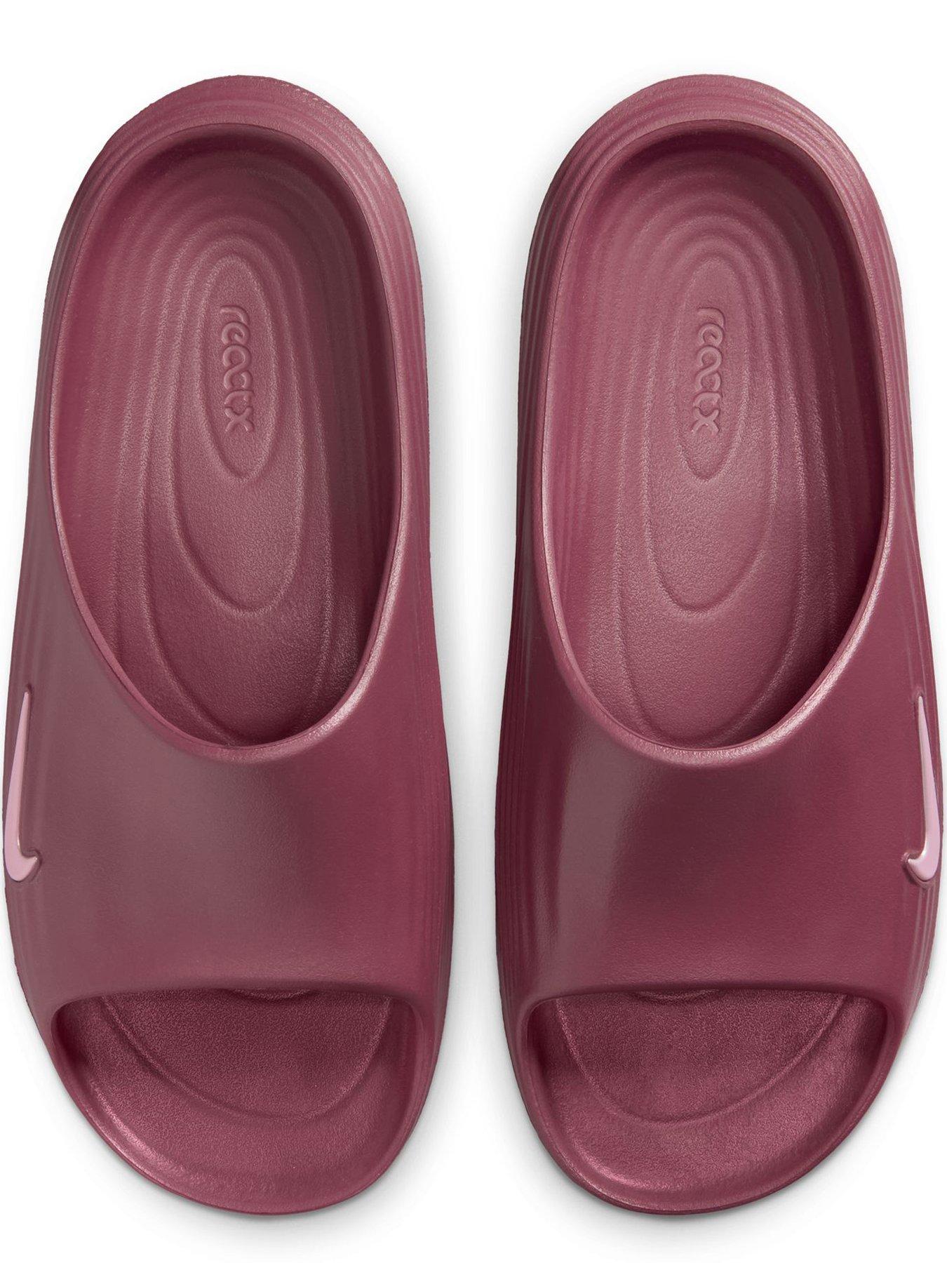 Image 3 of 6 of Nike Womens Reactx Rejuven8 Sliders - Pink Smoke