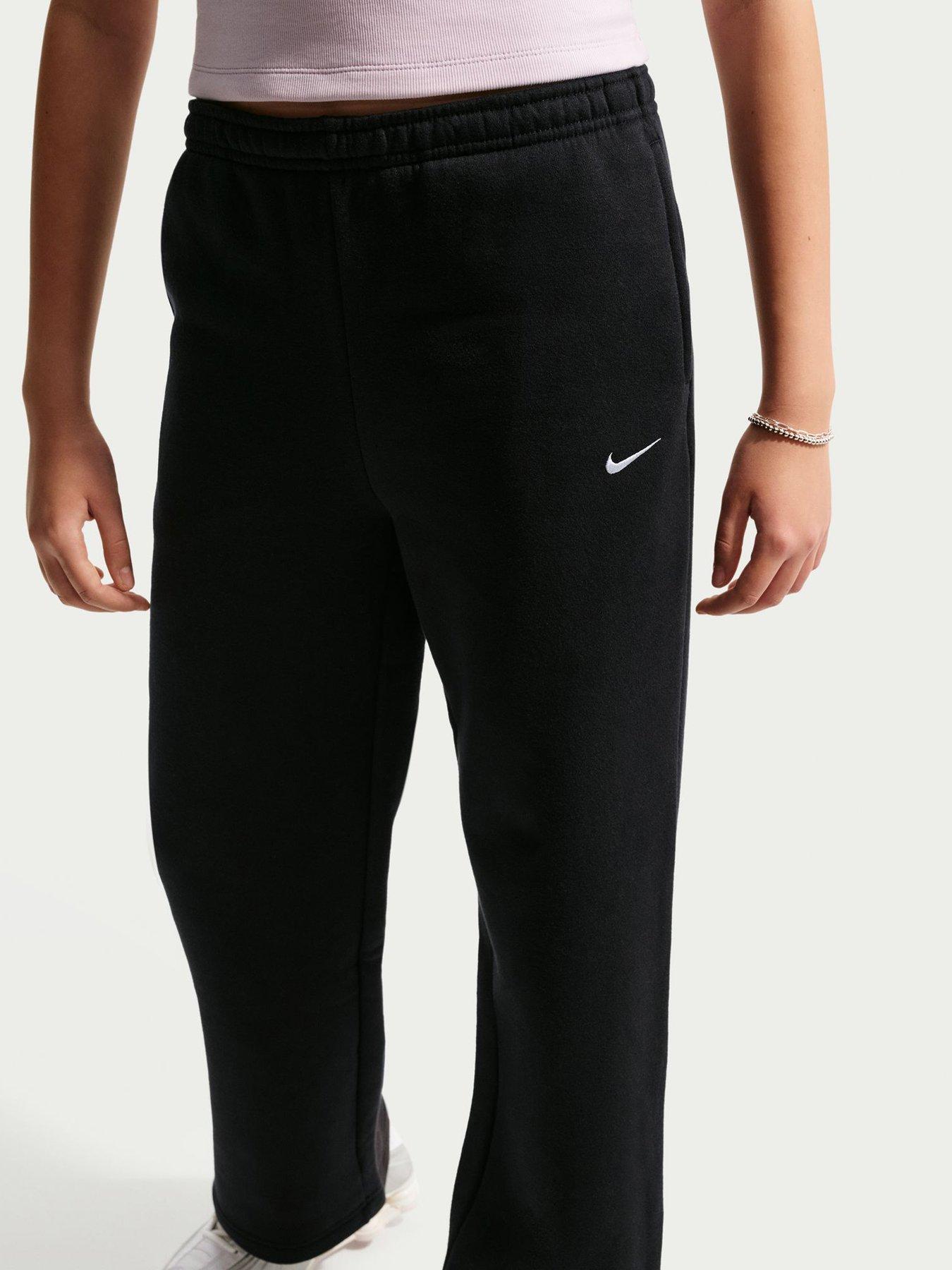 Nike Girls Kids' Studio Fleece Joggers - Black - 11-12 (L) - Image 4