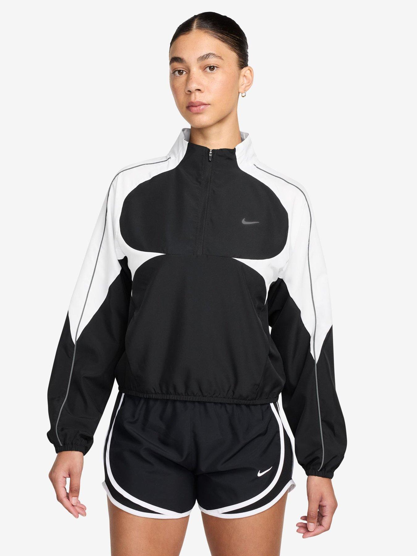 Nike Womens Tempo Swoosh Dri Fit Running Jacket - Black
