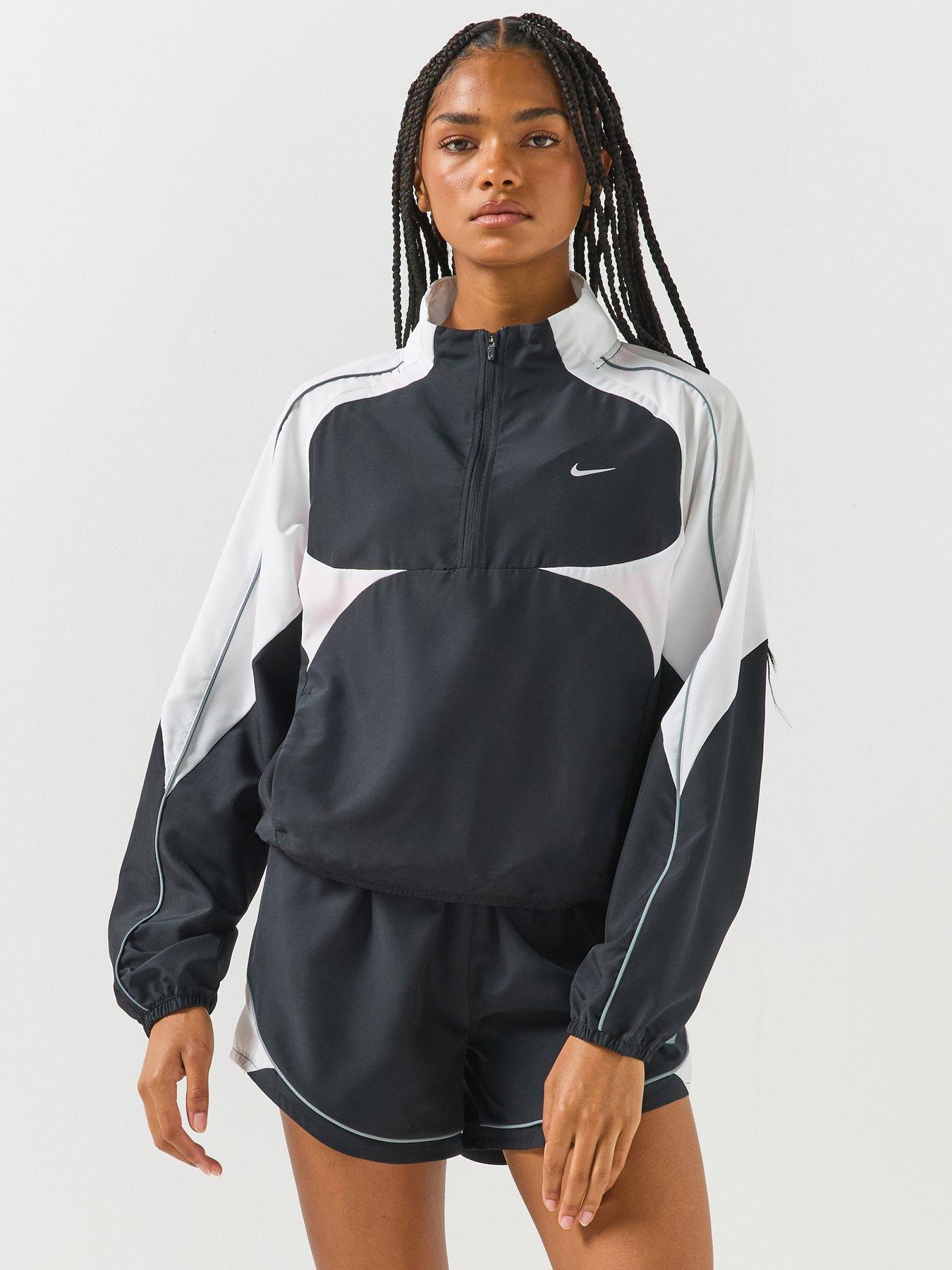 Nike Womens Tempo Swoosh Dri Fit Running Jacket - Black