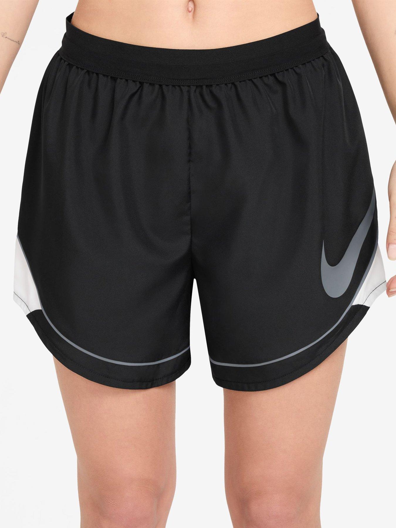 Nike Womens Running Swoosh Dri-Fit Shorts - Black