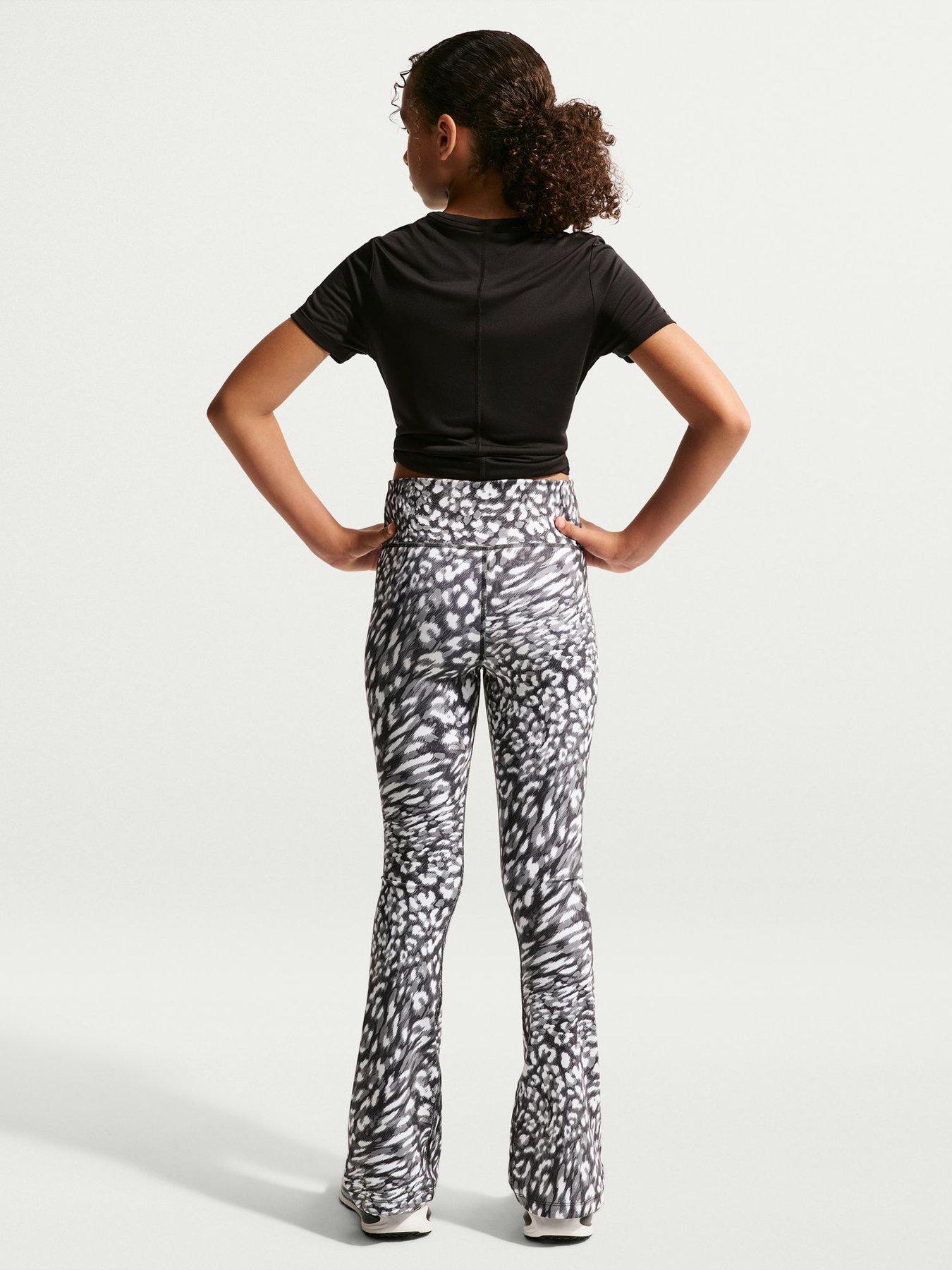 Image 2 of 5 of Nike Junior Girls Sportswear Studio Leggings - Black