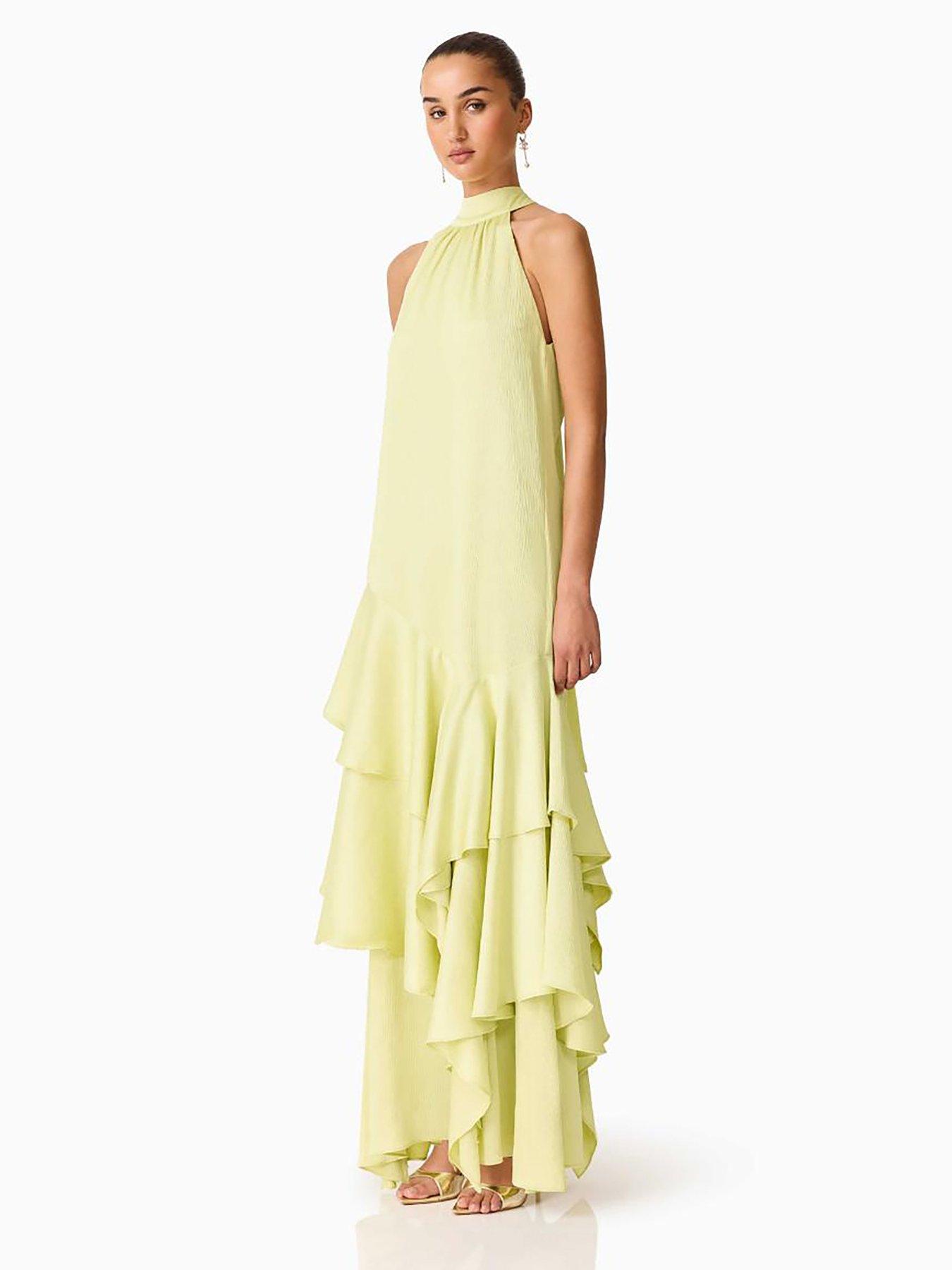 Image 3 of 6 of Elliatt Varella Halter Gown