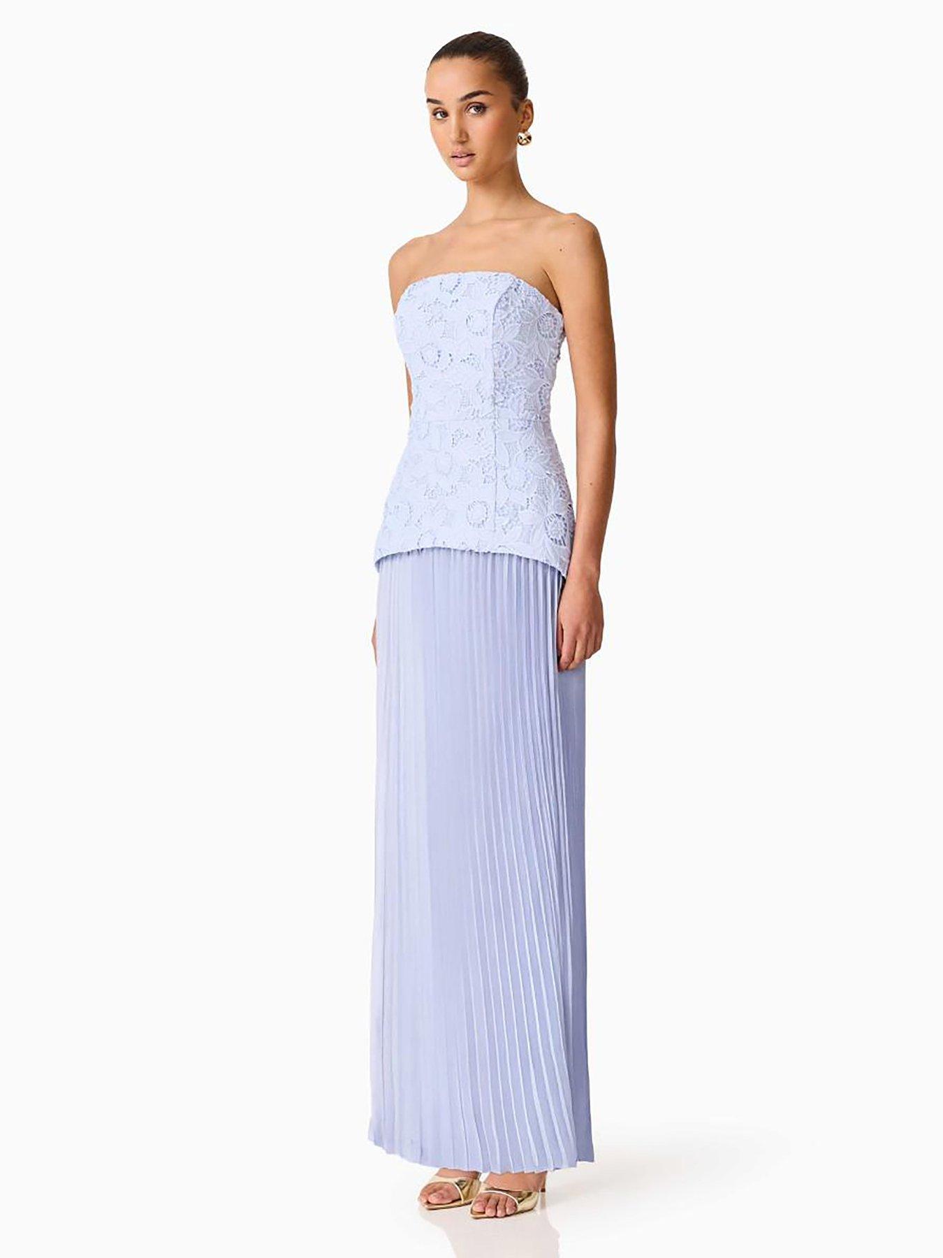 Image 3 of 7 of Elliatt Lacy Strapless Gown