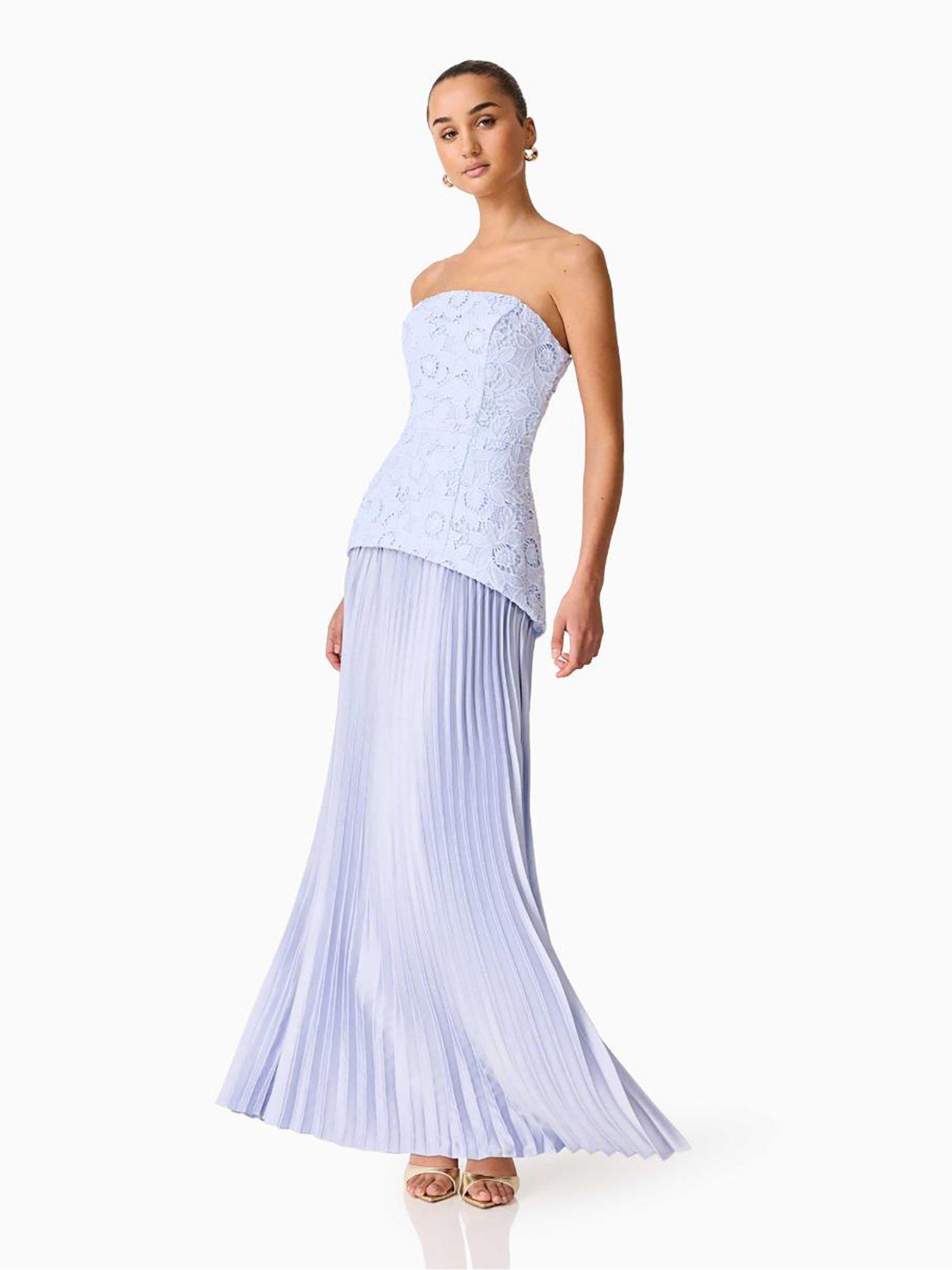 Image 4 of 7 of Elliatt Lacy Strapless Gown