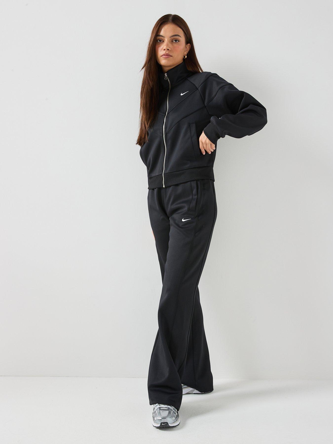 Image 3 of 7 of Nike Womens Sportswear Windrunner Zip Track Top - Black
